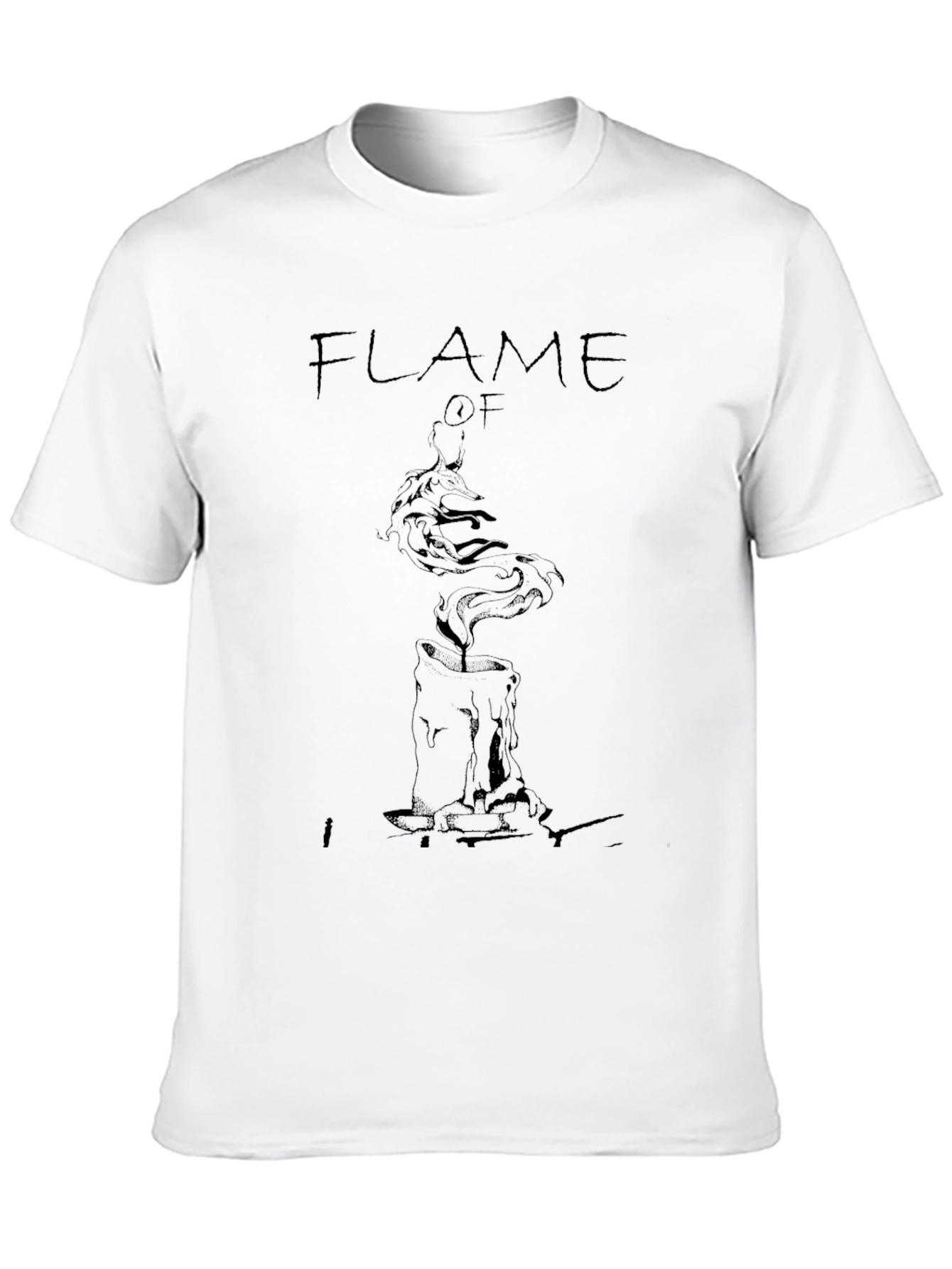 Flame Of T-Shirt - Black Graphic Tee