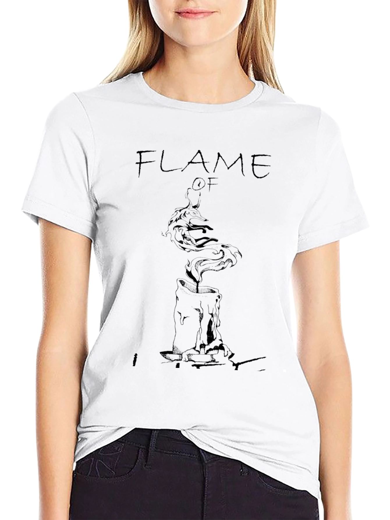 Flame Of T-Shirt - Black Graphic Tee