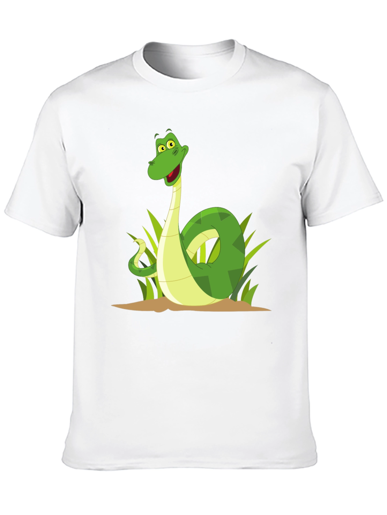 Cartoon Snake Graphic Tee - Unique Design