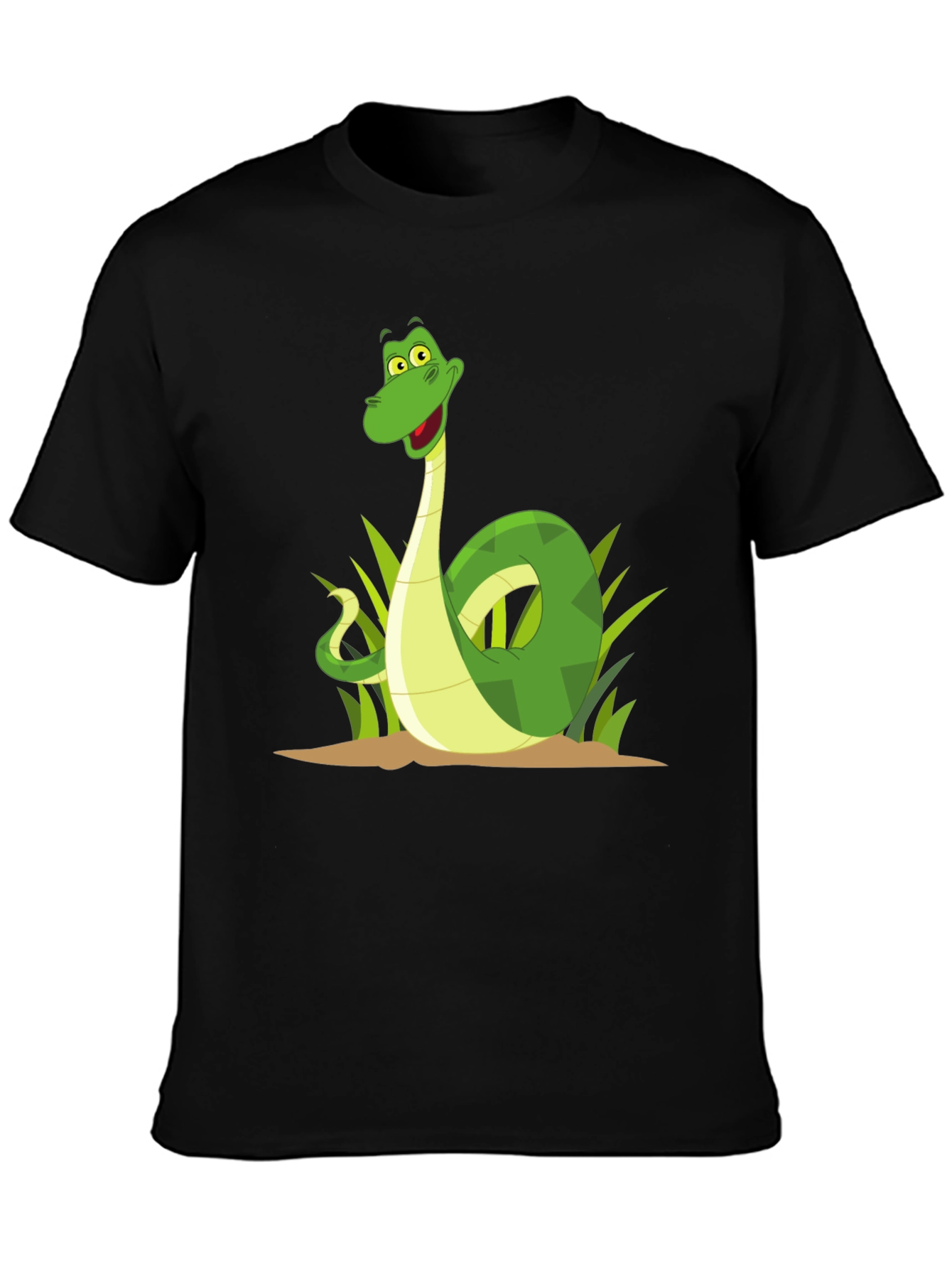 Cartoon Snake Graphic Tee - Unique Design