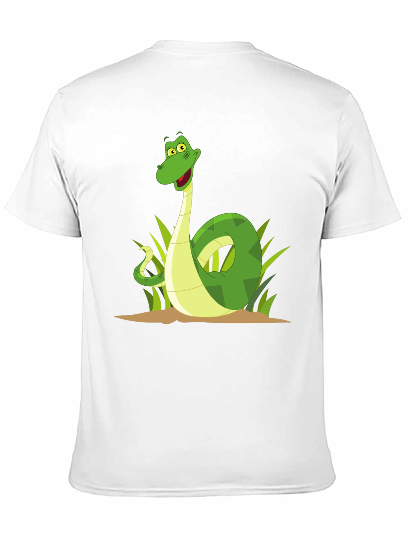 Cartoon Snake Graphic Tee - Unique Design