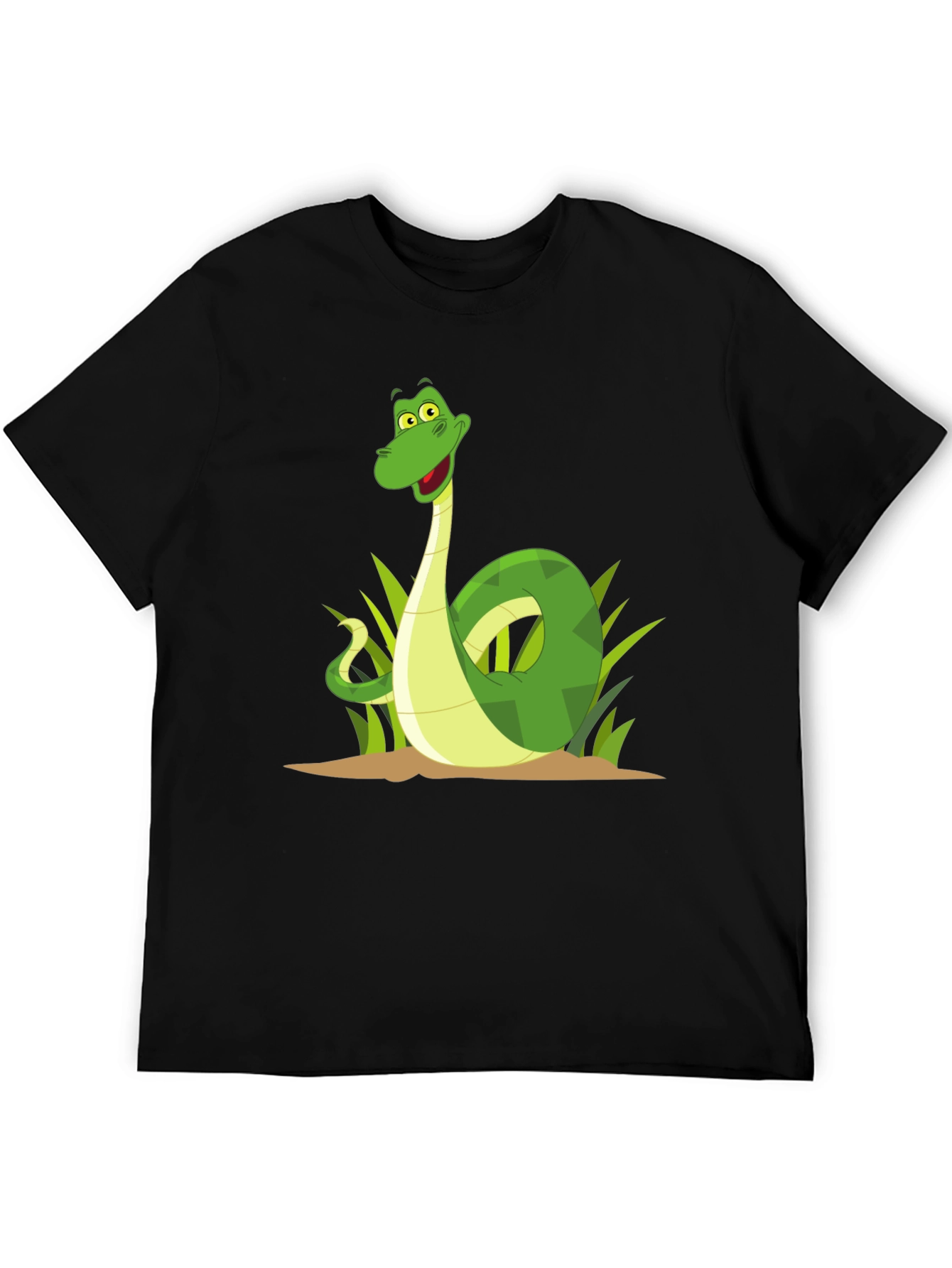 Cartoon Snake Graphic Tee - Unique Design