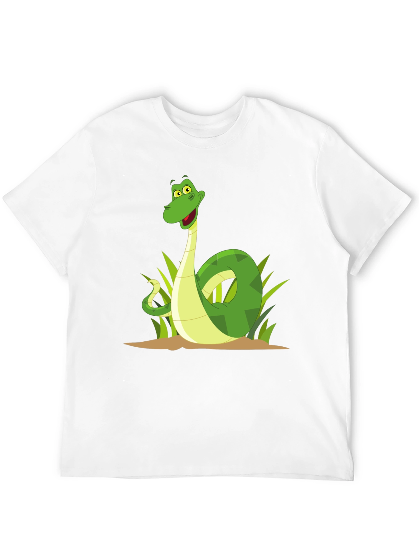 Cartoon Snake Graphic Tee - Unique Design