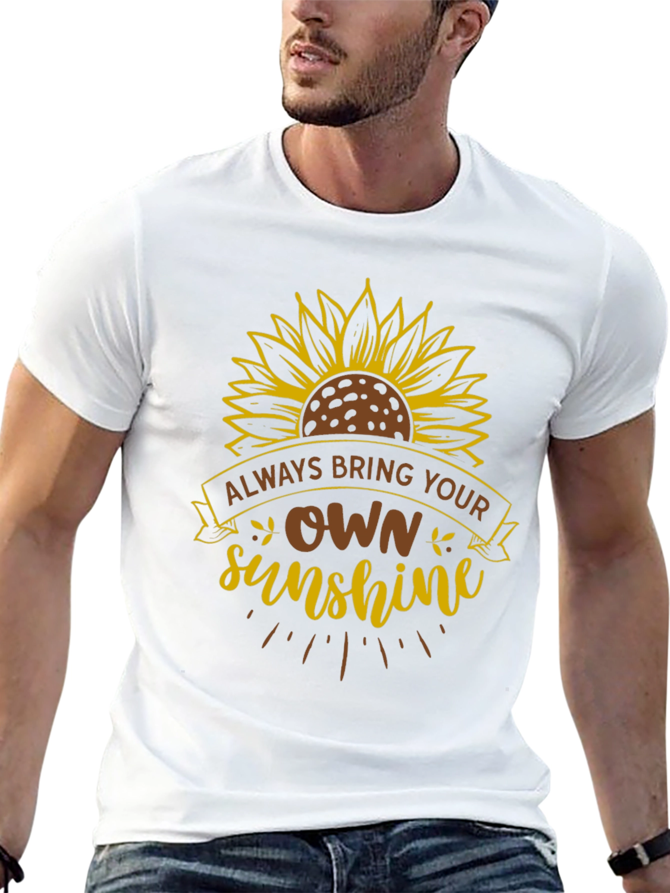 Sunshine Sunflower Graphic T-Shirt
