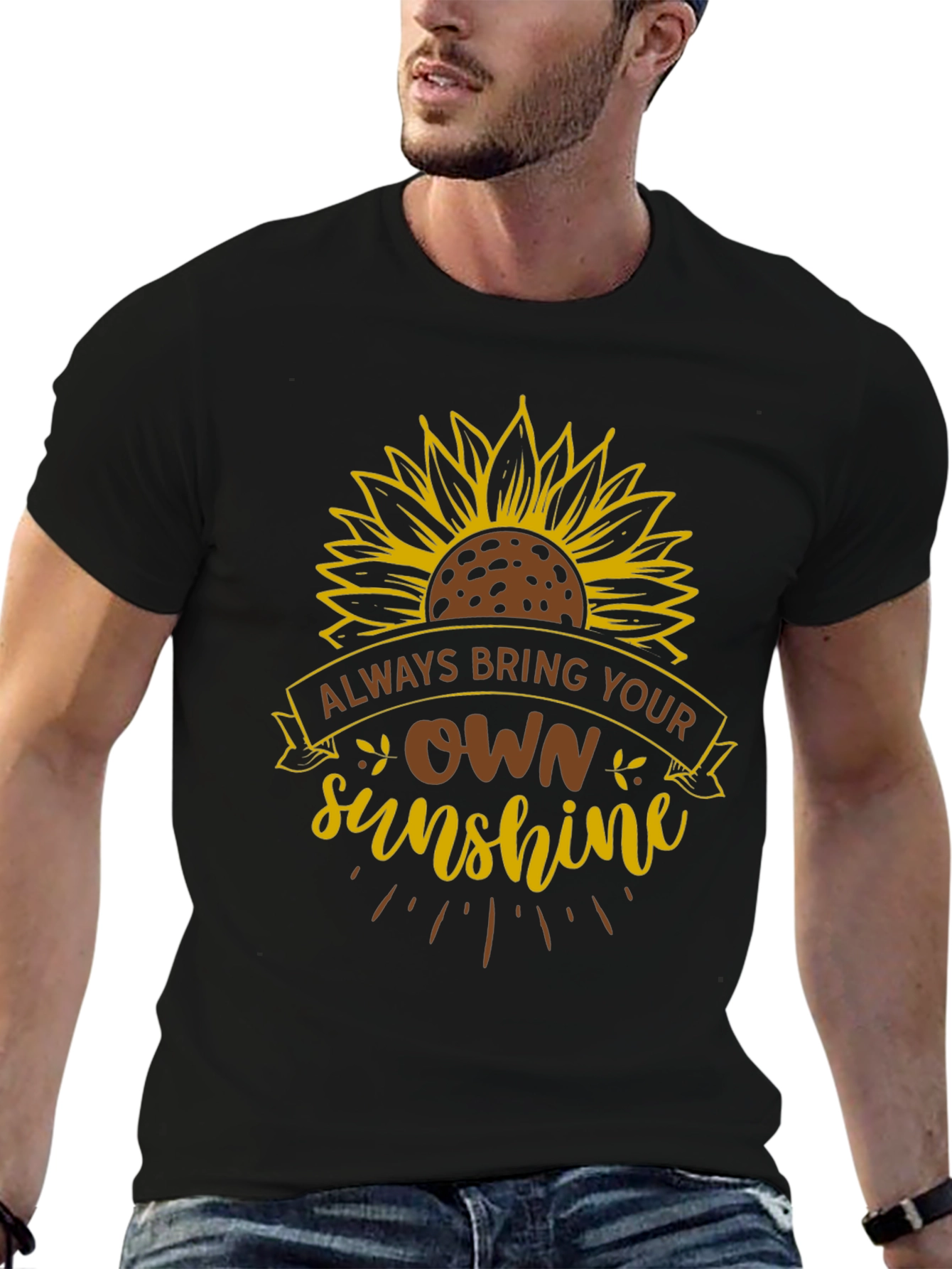 Sunshine Sunflower Graphic T-Shirt