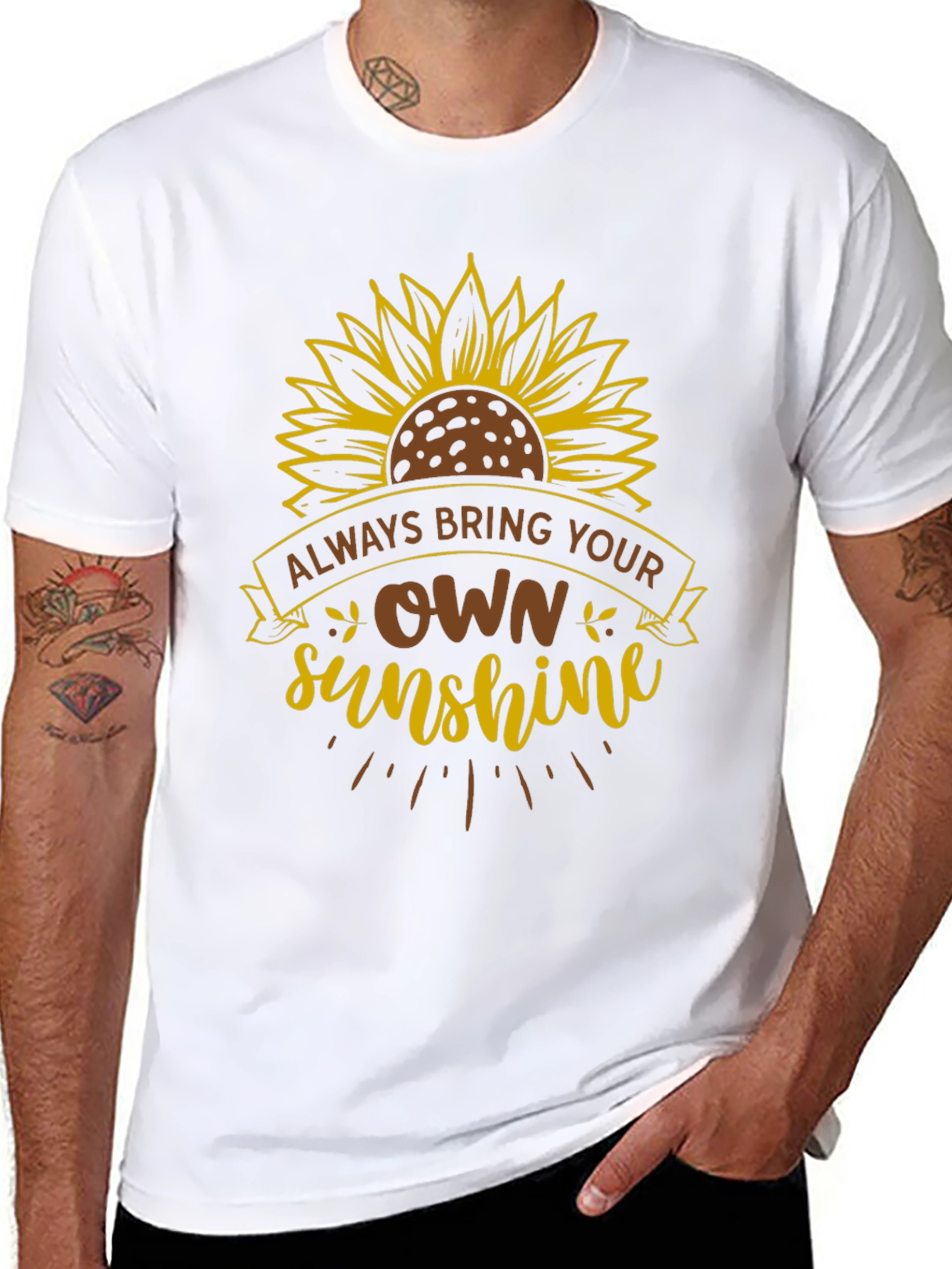 Sunshine Sunflower Graphic T-Shirt