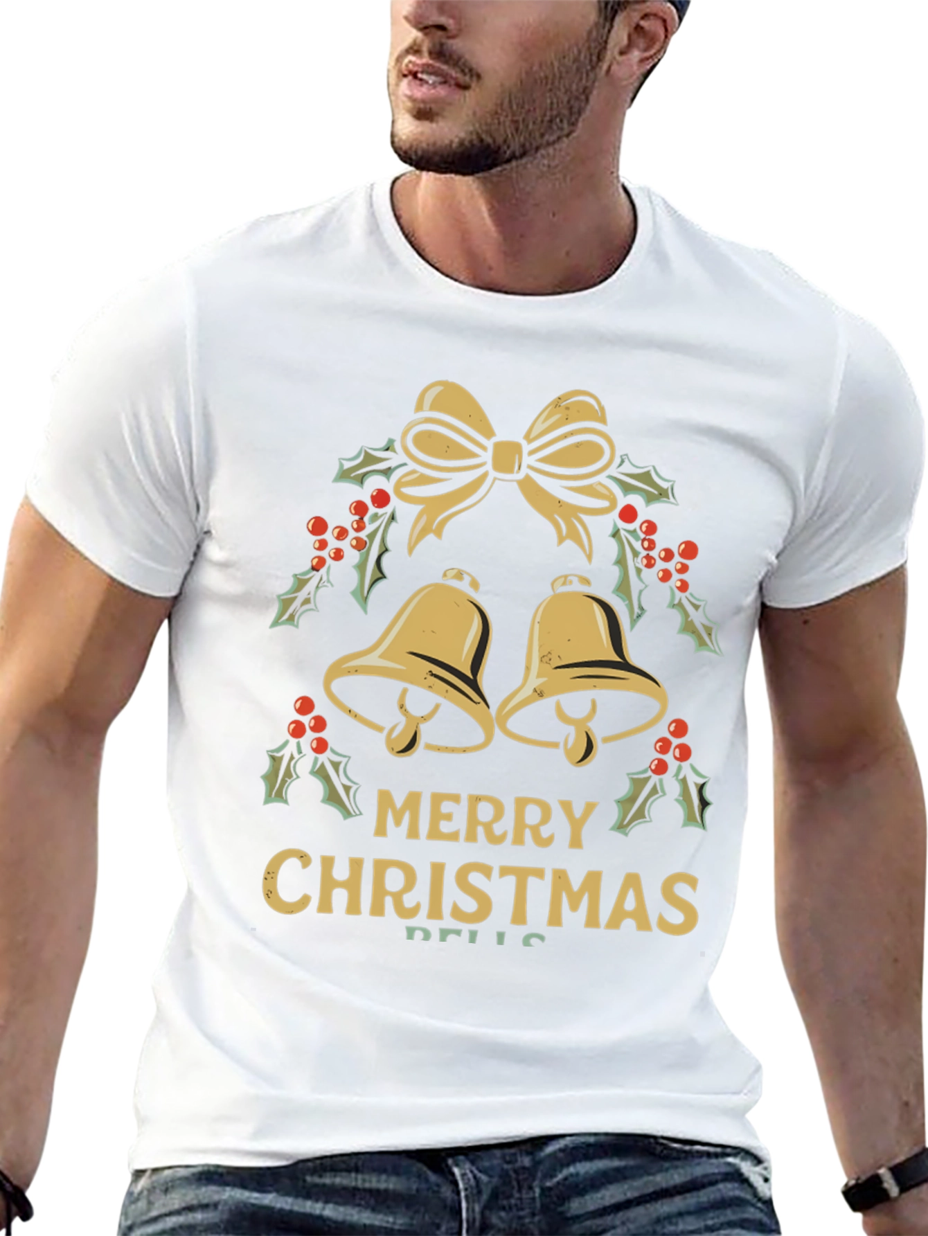 Merry Christmas Bells Graphic Tee