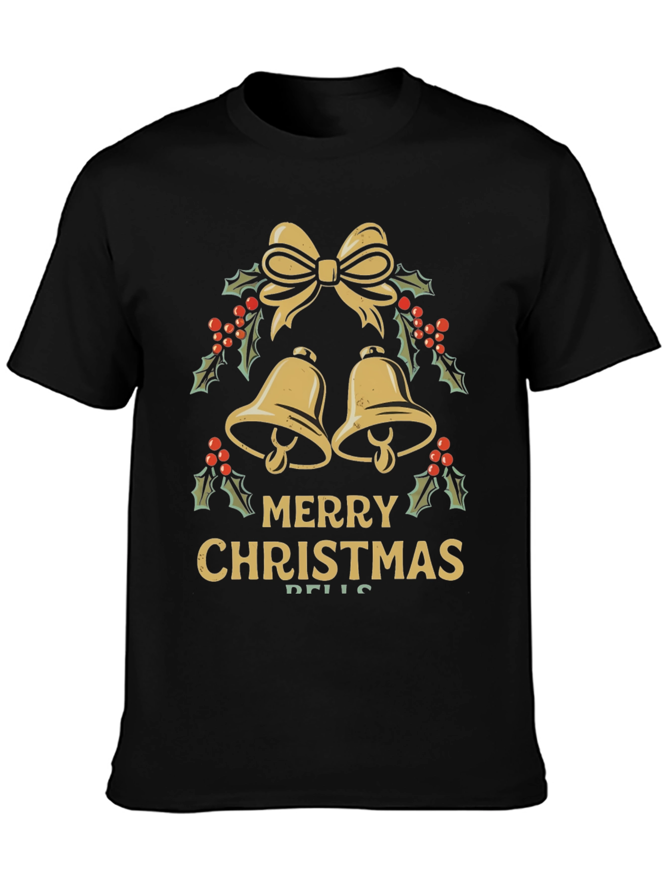 Merry Christmas Bells Graphic Tee