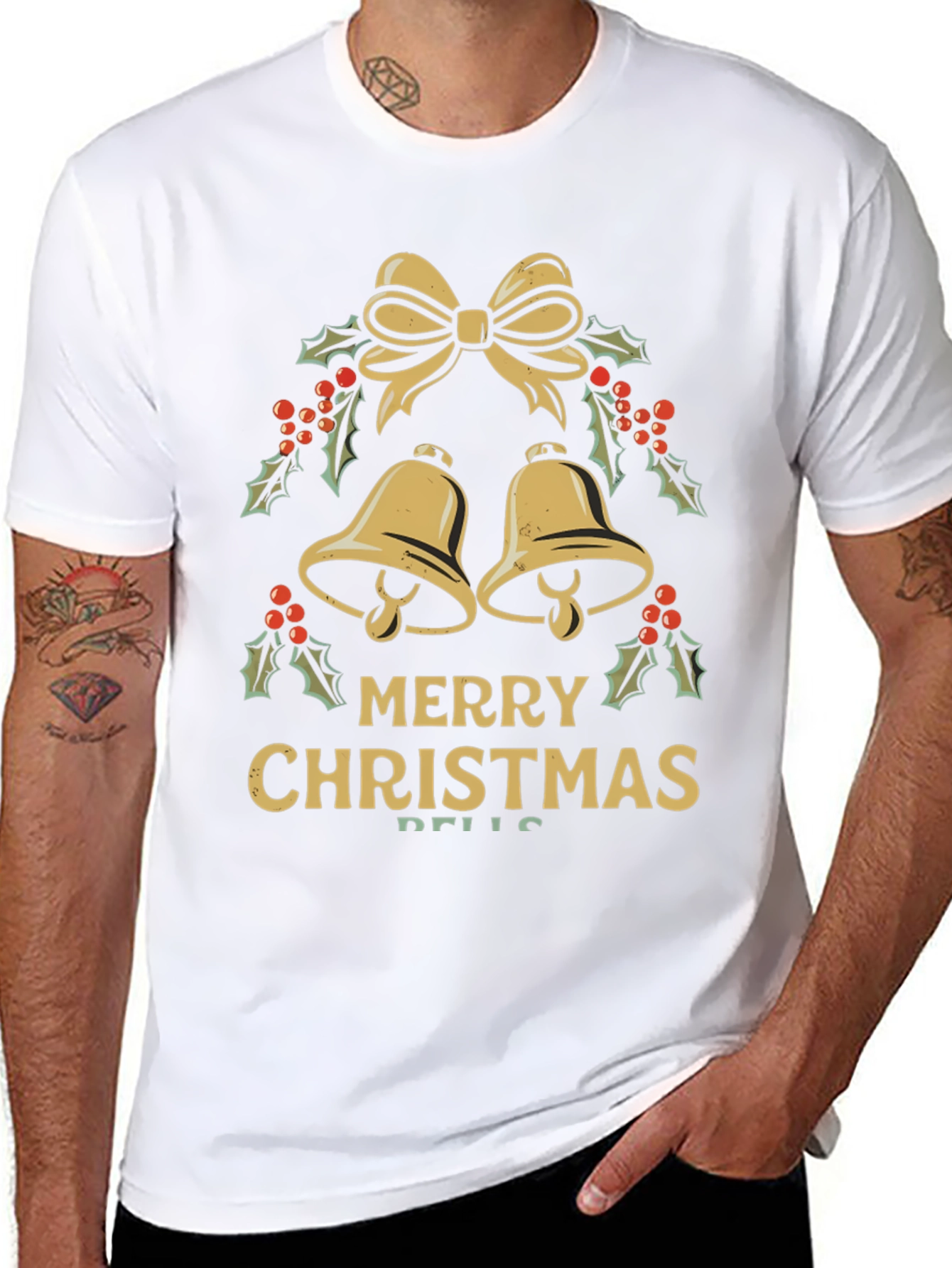 Merry Christmas Bells Graphic Tee