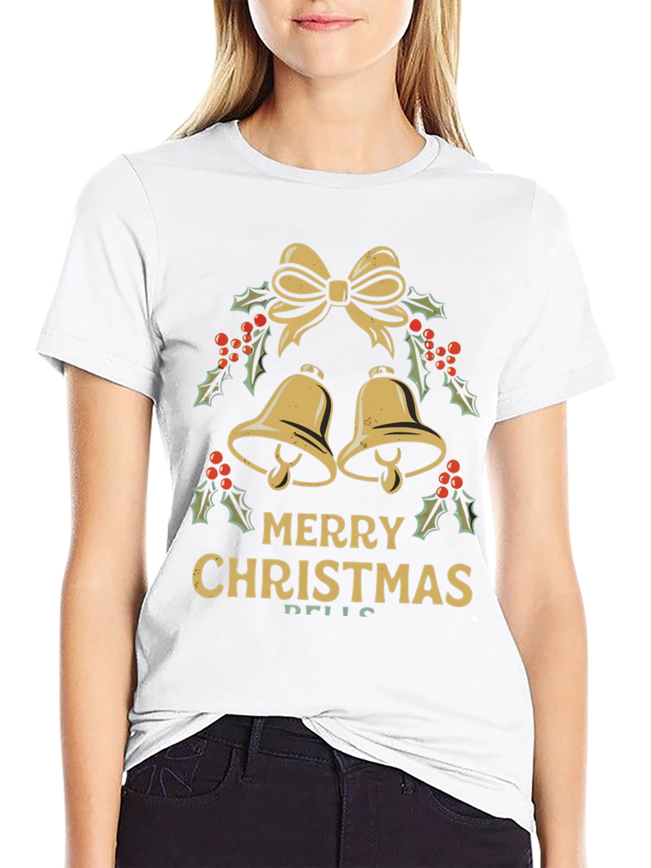 Merry Christmas Bells Graphic Tee