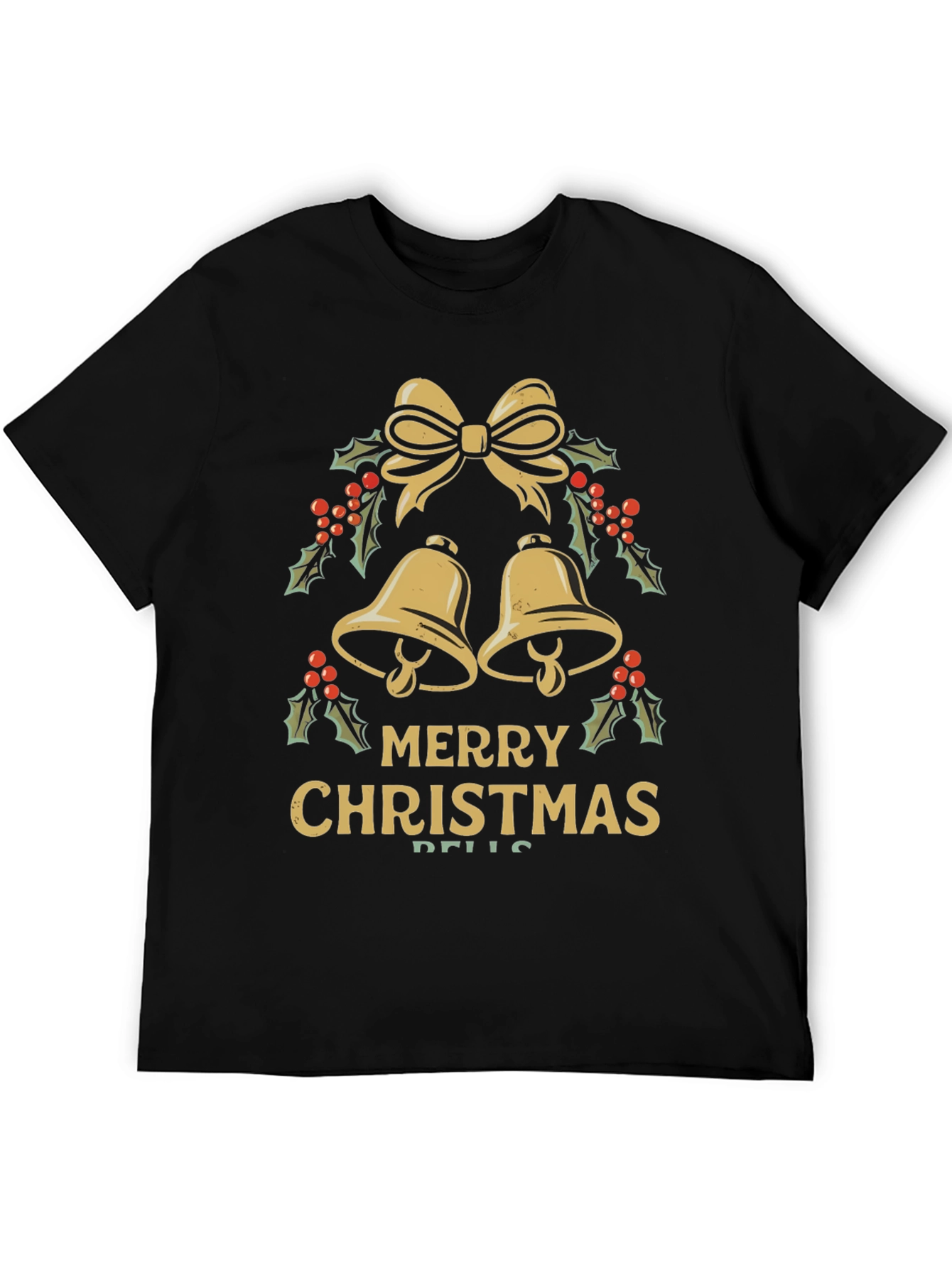 Merry Christmas Bells Graphic Tee