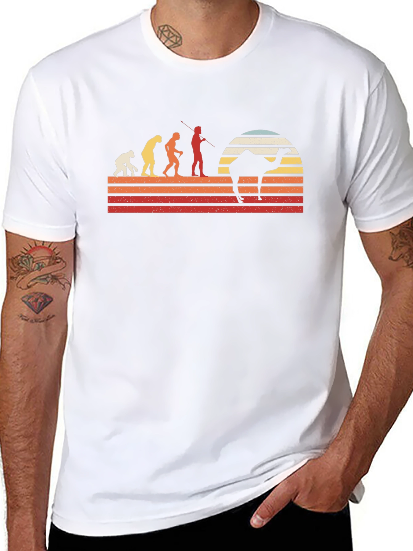 Retro Evolution Camel T-Shirt