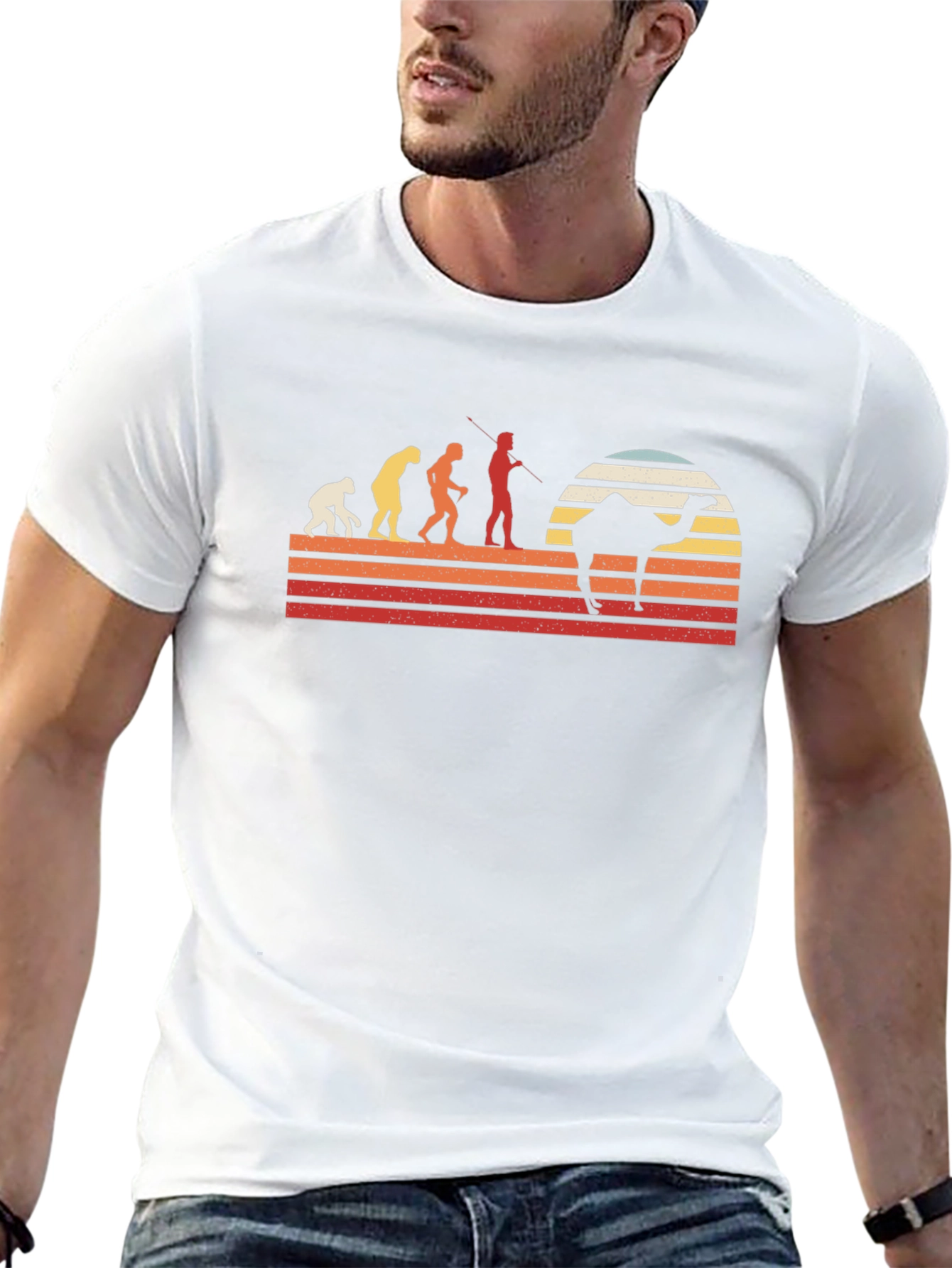 Retro Evolution Camel T-Shirt