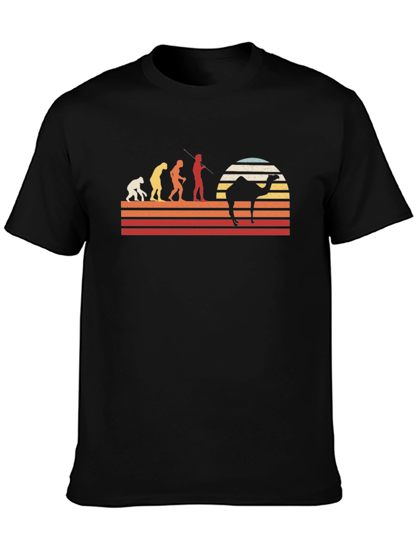Retro Evolution Camel T-Shirt