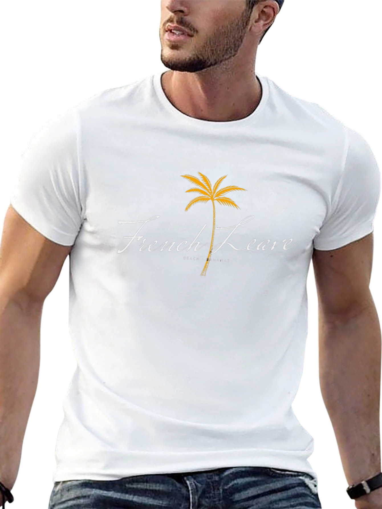 French Leave Beach Bahamas Graphic T-Shirt