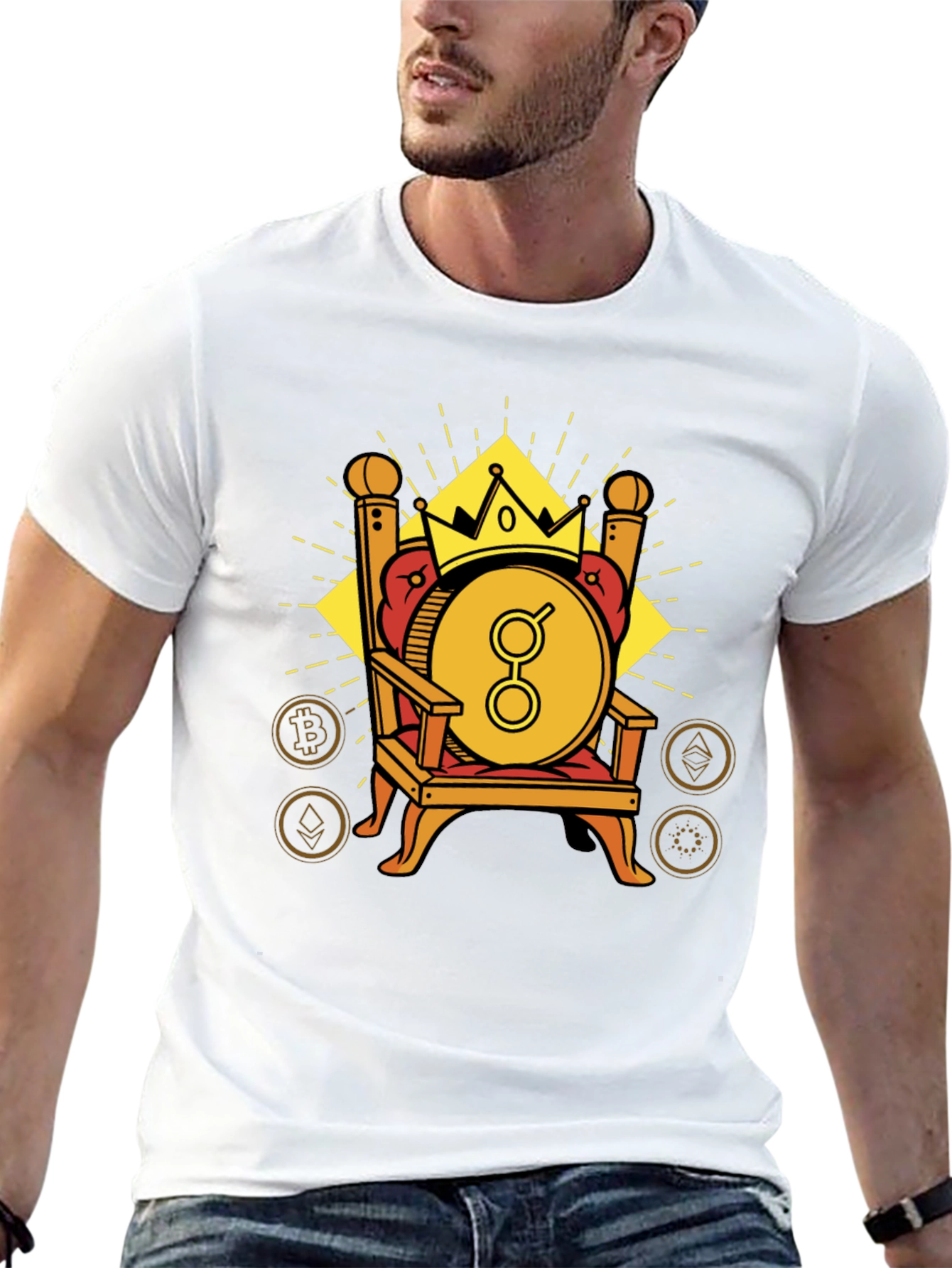 Crypto King Black T-Shirt