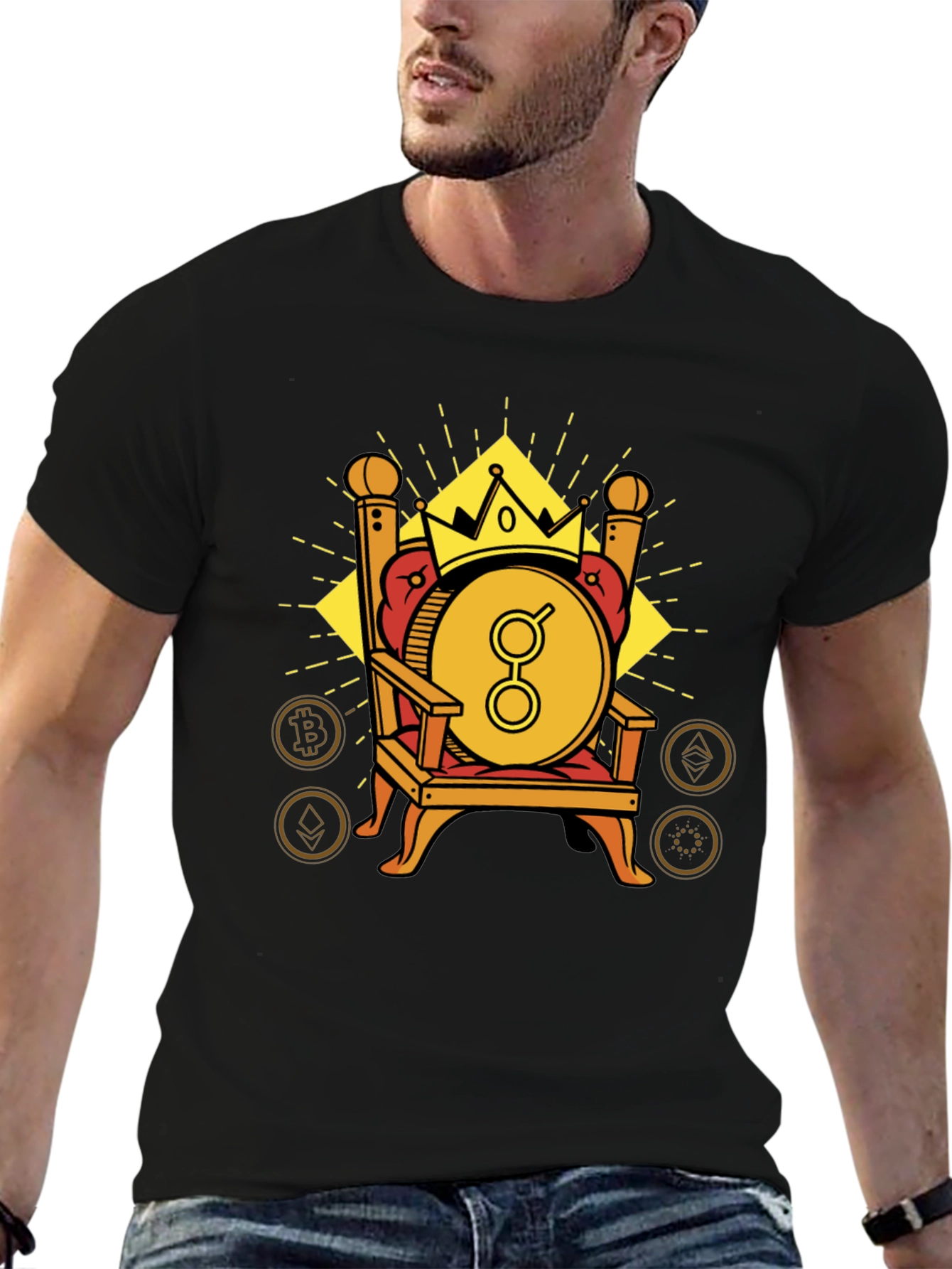 Crypto King Black T-Shirt