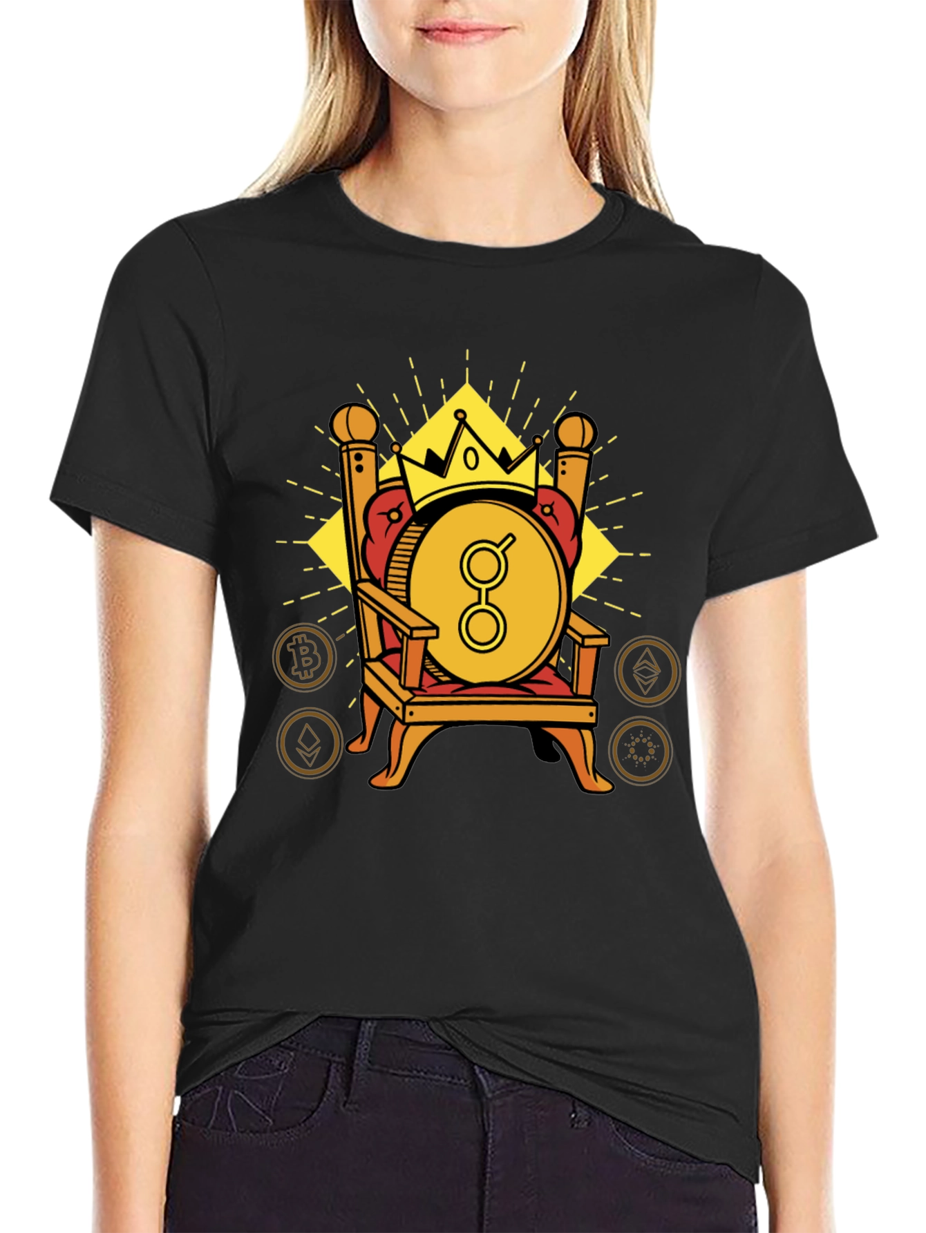 Crypto King Black T-Shirt