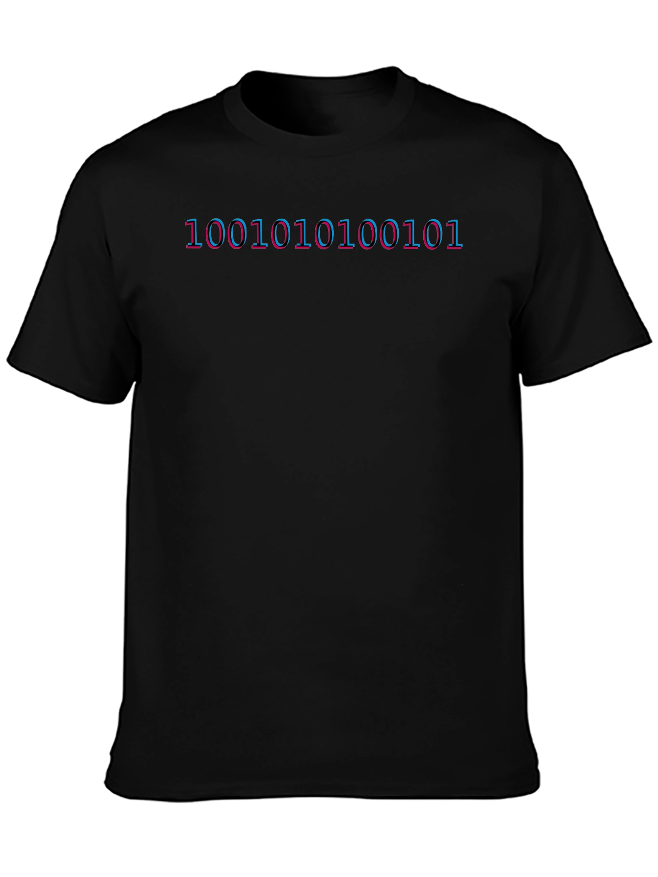 Binary Code Graphic Tee - Programmer Shirt