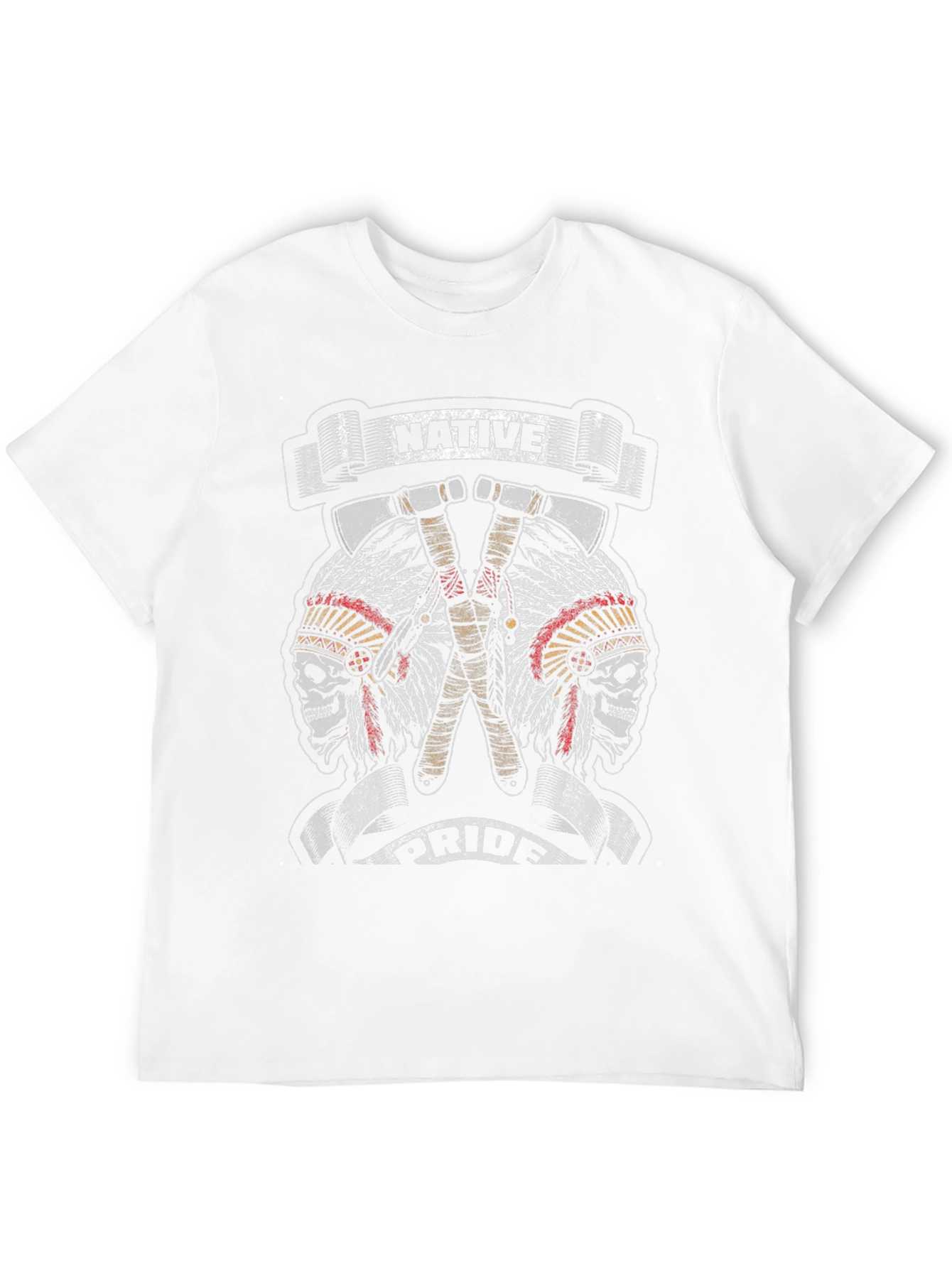 Native Pride Skull Graphic Tee