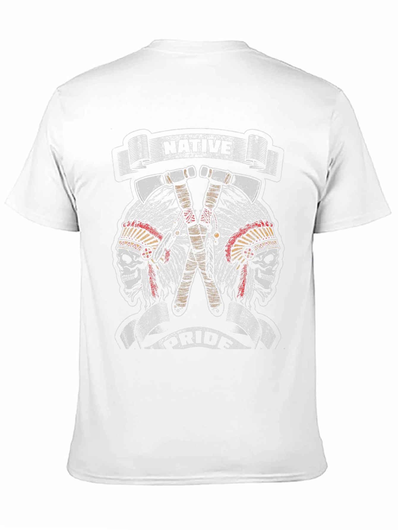 Native Pride Skull Graphic Tee