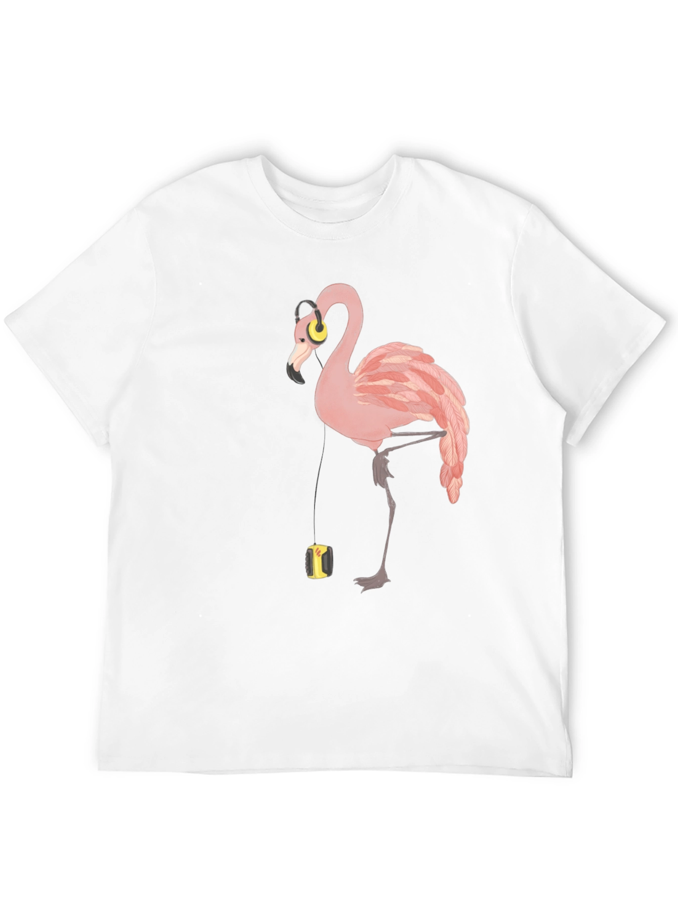 Flamingo Music Lover T-Shirt - Stylish Graphic Tee