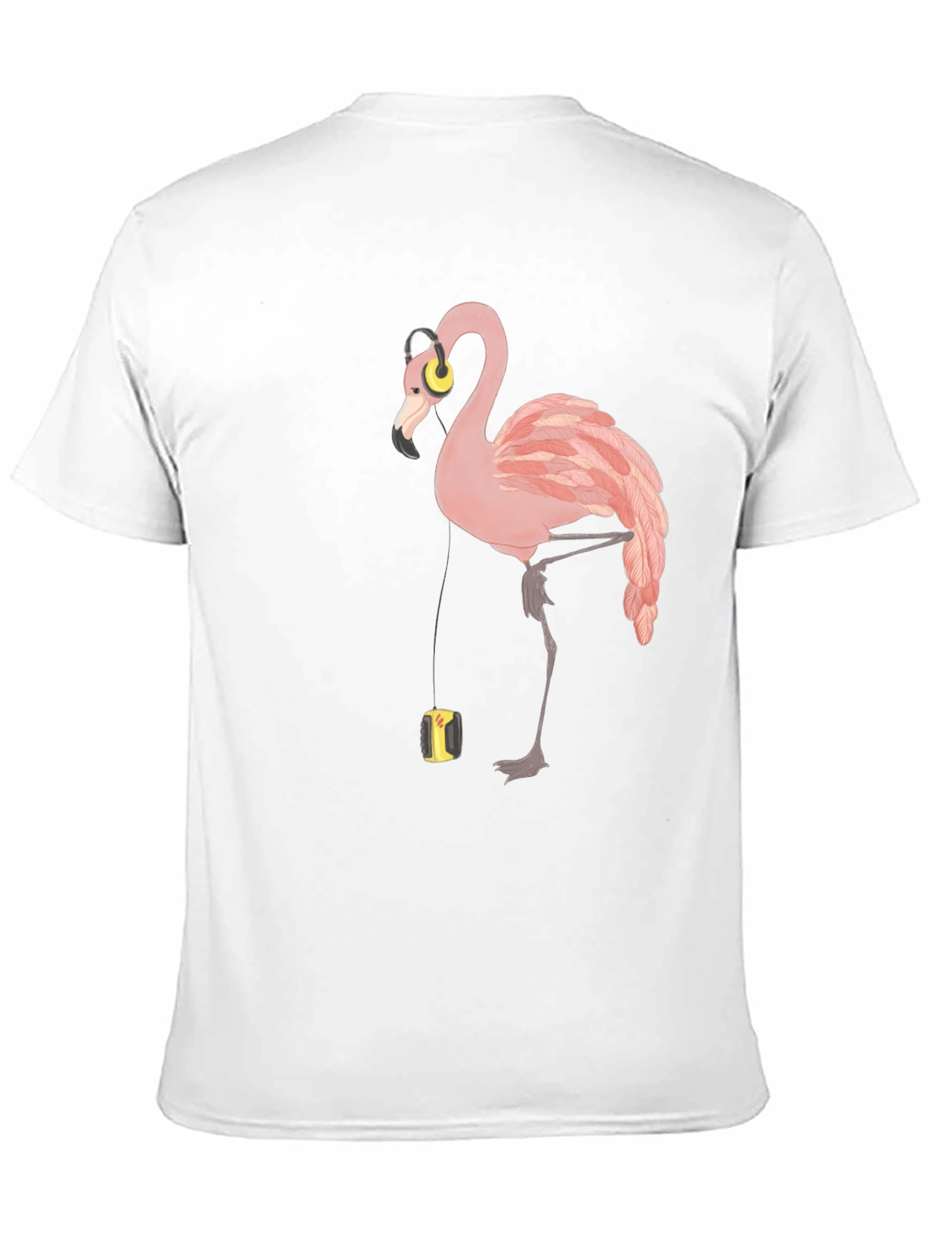 Flamingo Music Lover T-Shirt - Stylish Graphic Tee