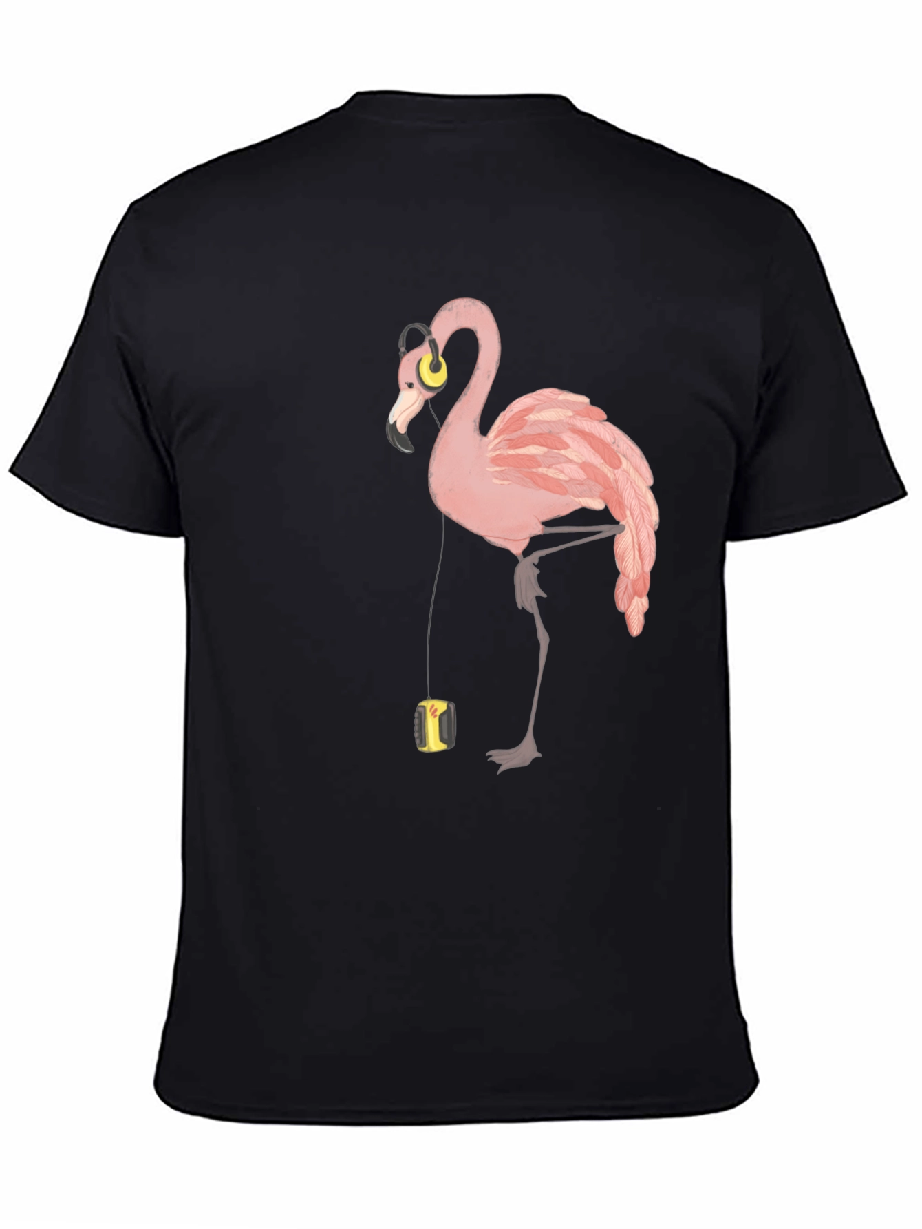 Flamingo Music Lover T-Shirt - Stylish Graphic Tee