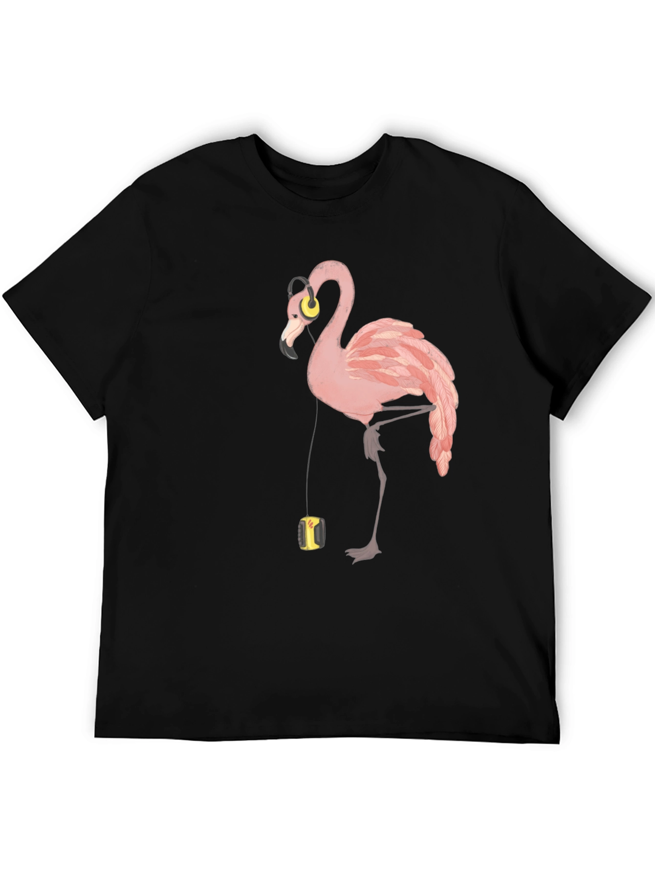 Flamingo Music Lover T-Shirt - Stylish Graphic Tee