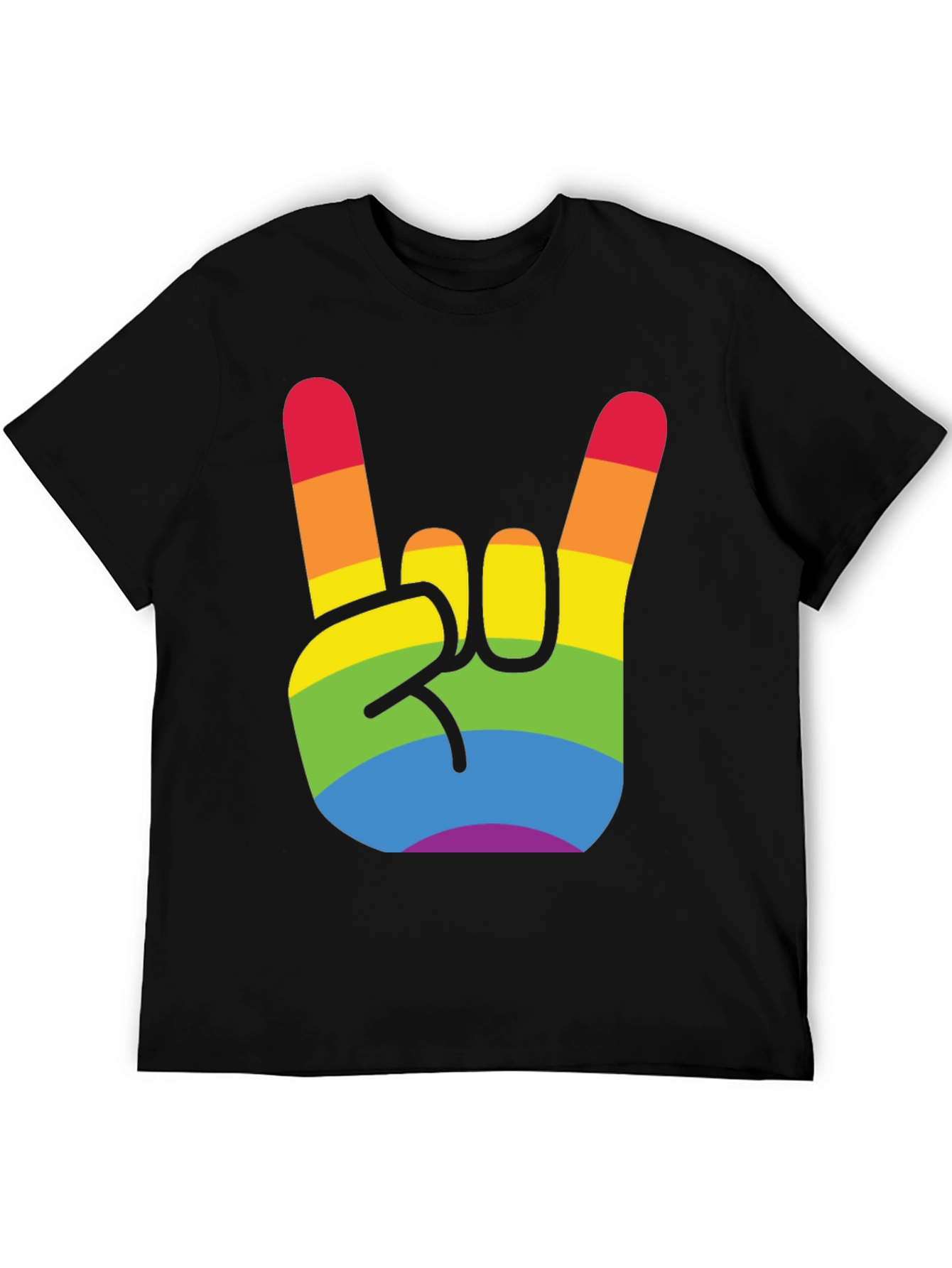 Rainbow Rock On Pride T-Shirt