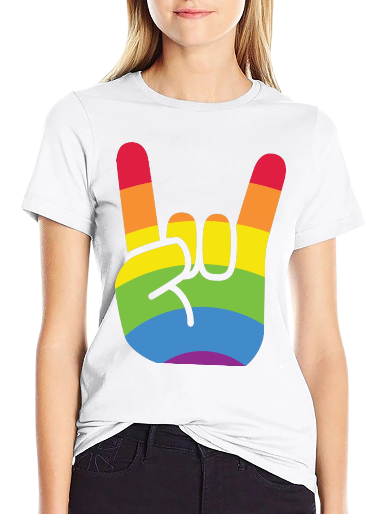 Rainbow Rock On Pride T-Shirt