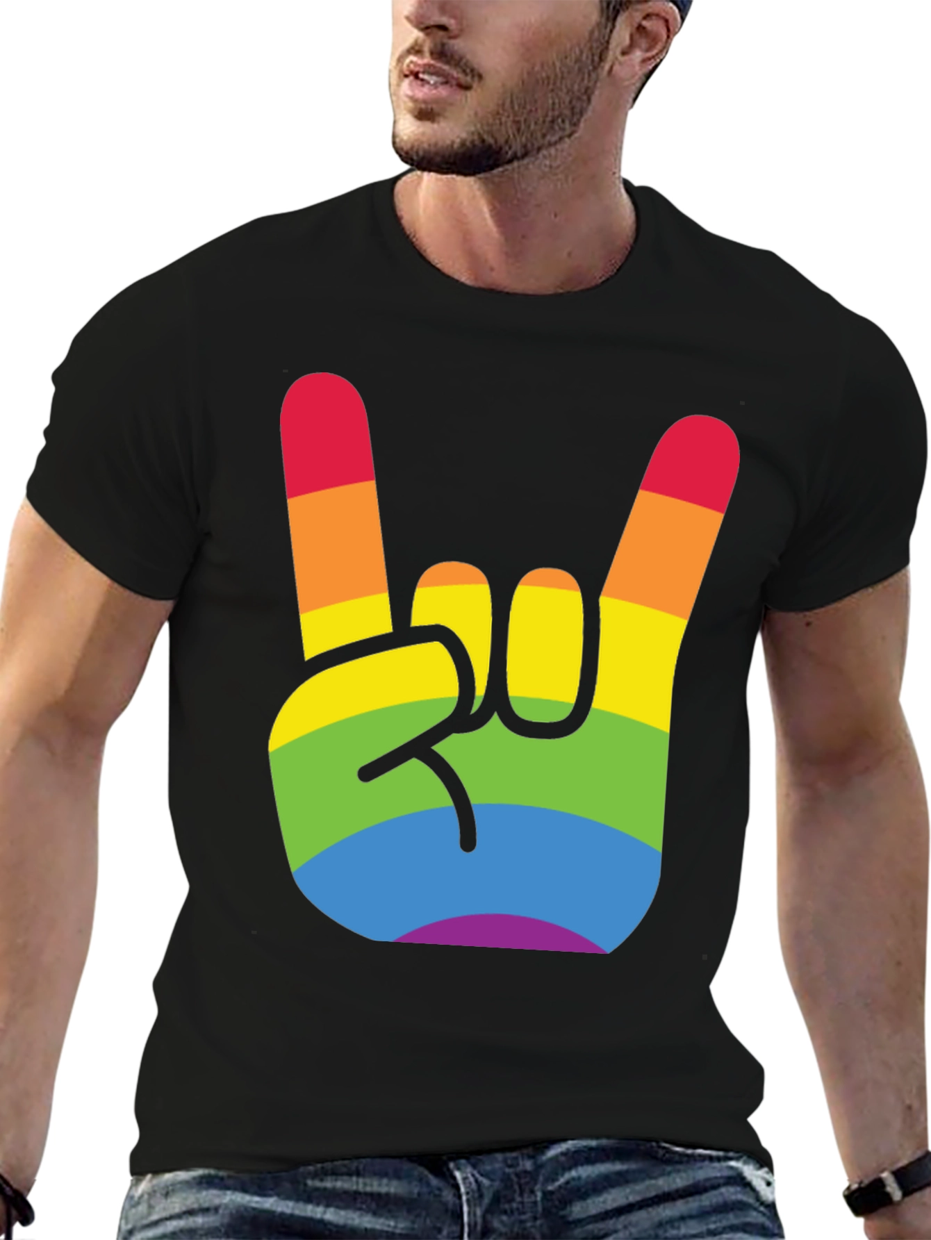 Rainbow Rock On Pride T-Shirt