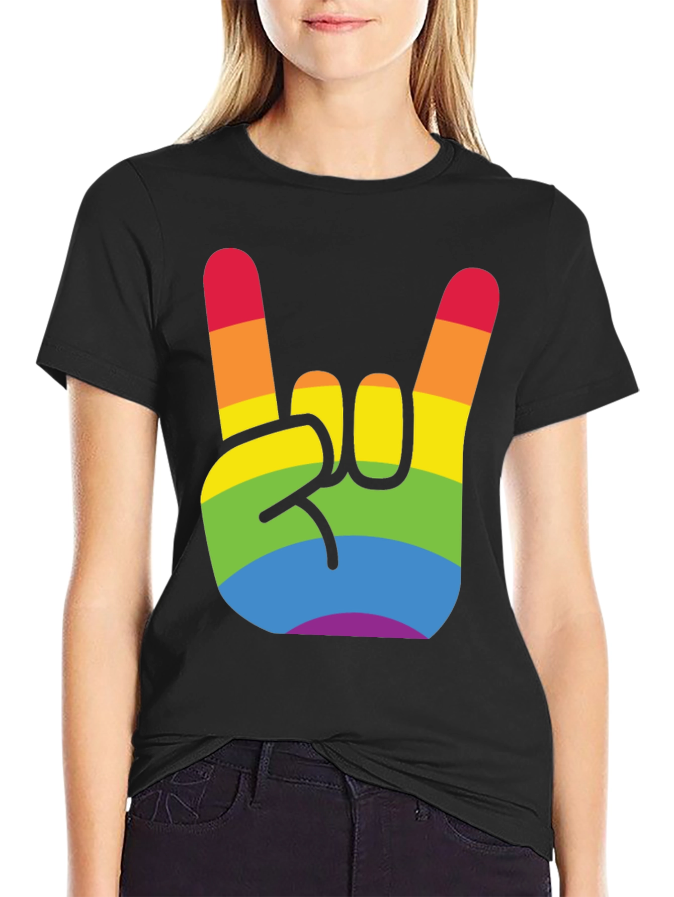 Rainbow Rock On Pride T-Shirt
