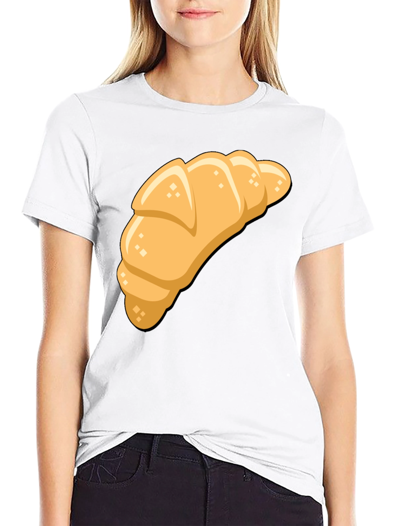 Croissant Graphic T-Shirt - Unisex Comfort Fit Tee