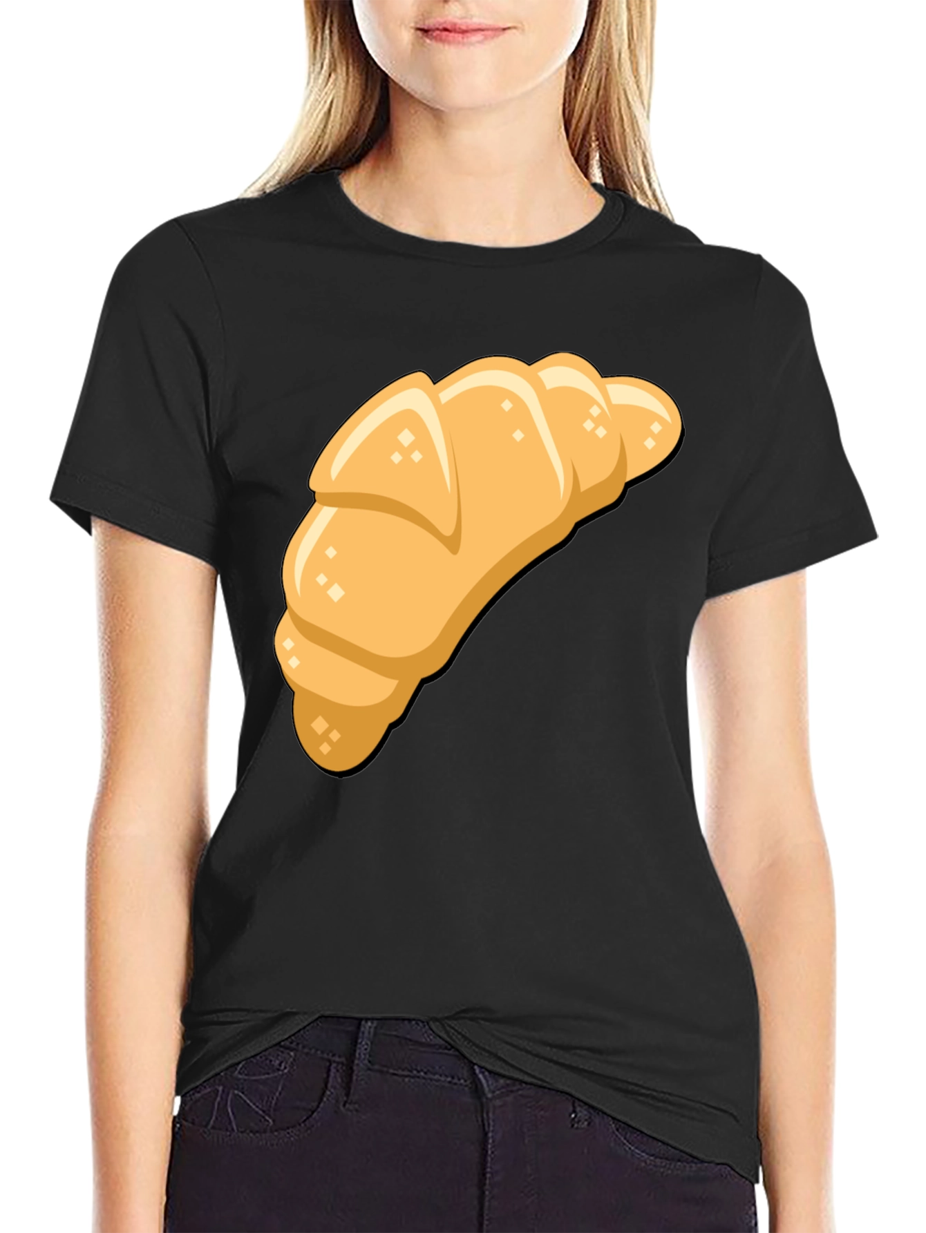 Croissant Graphic T-Shirt - Unisex Comfort Fit Tee