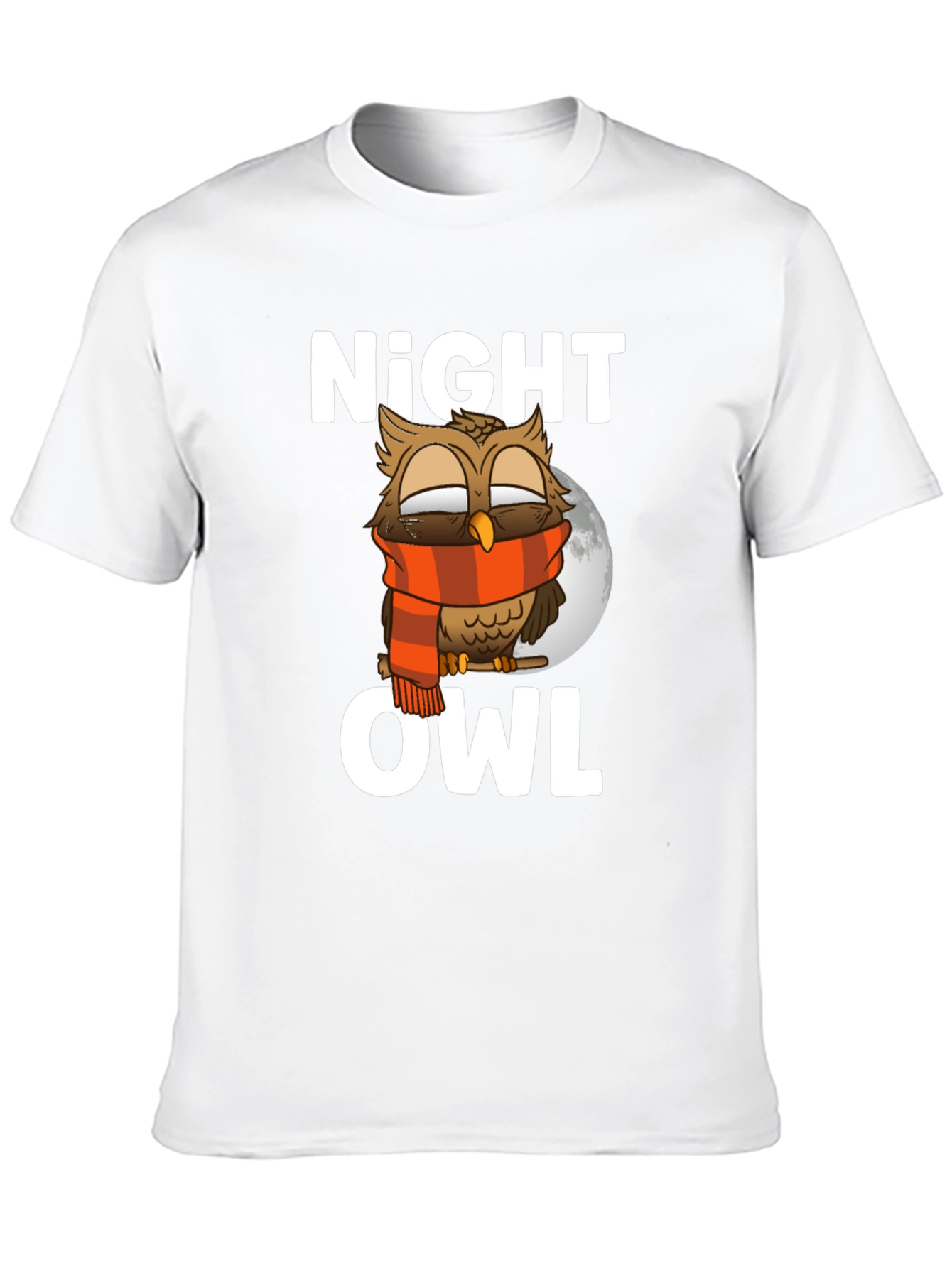 Night Owl Graphic Tee - Unique Owl Design
