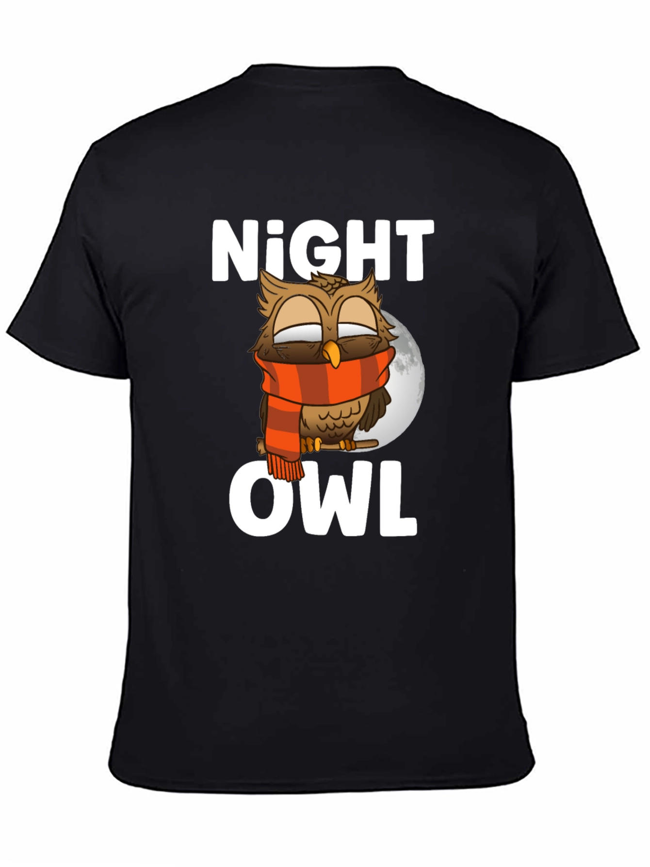 Night Owl Graphic Tee - Unique Owl Design
