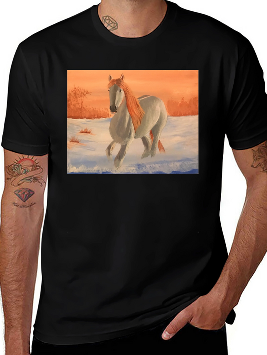 Horse T-Shirt - Artistic Animal Print