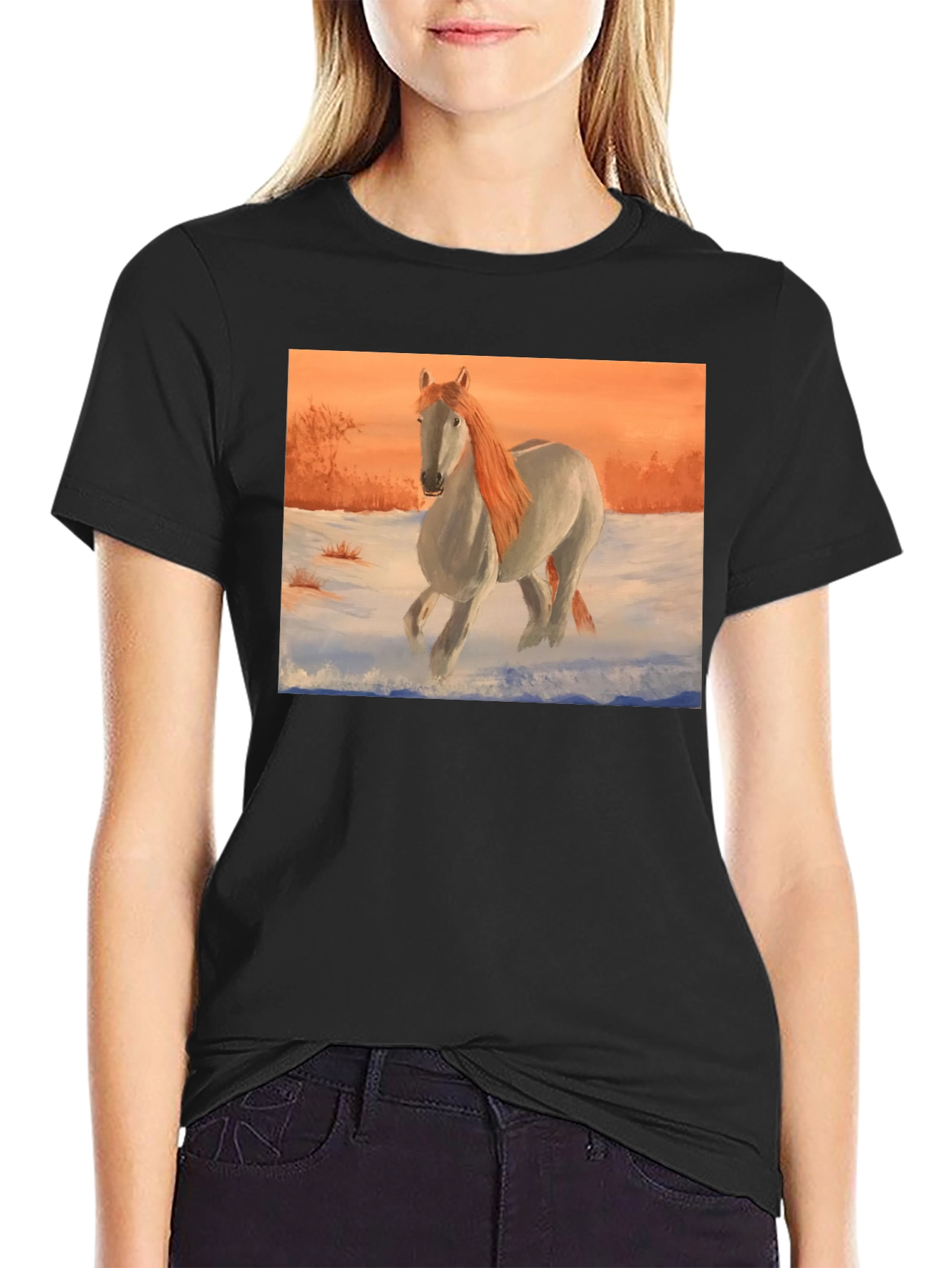 Horse T-Shirt - Artistic Animal Print