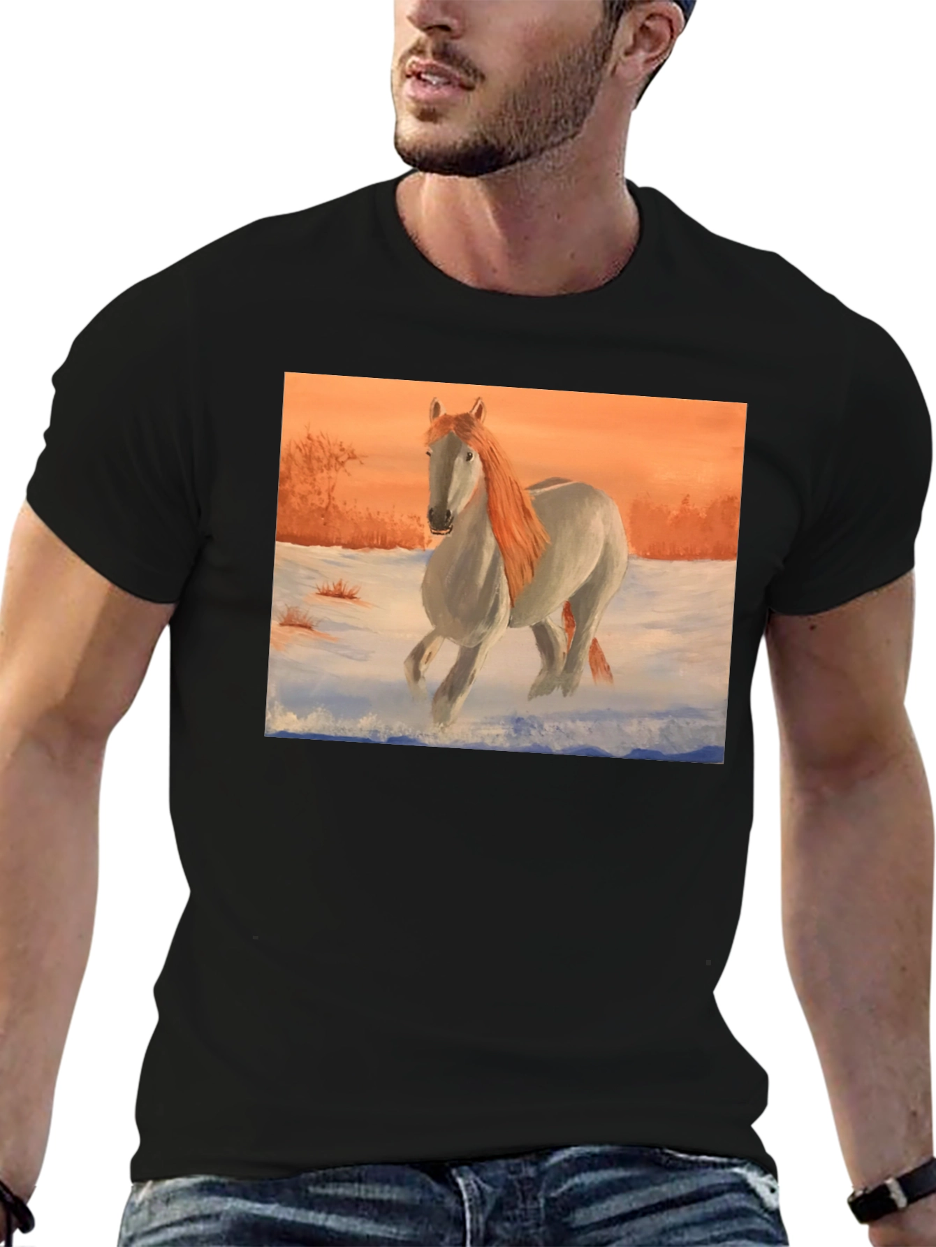 Horse T-Shirt - Artistic Animal Print