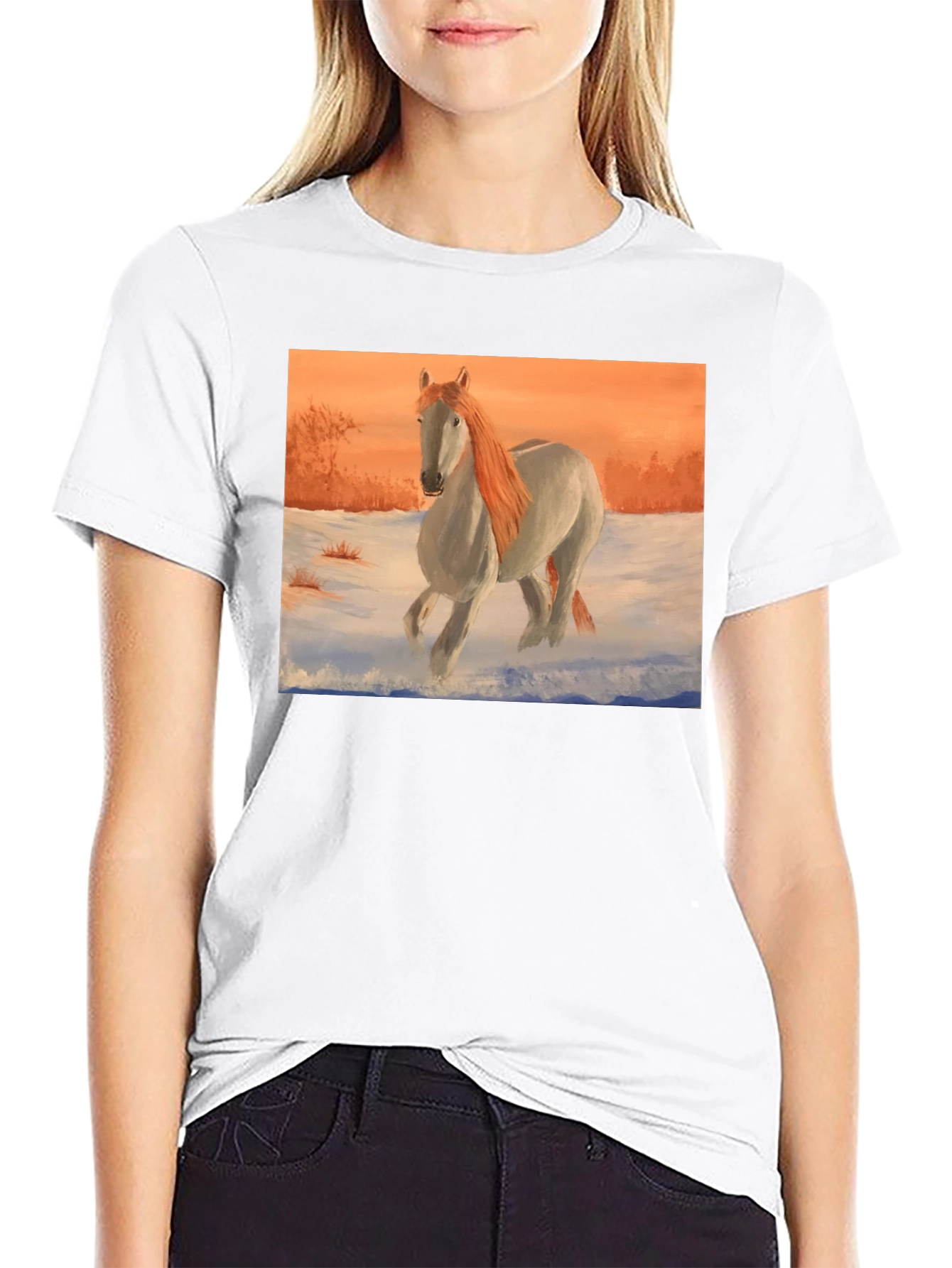 Horse T-Shirt - Artistic Animal Print