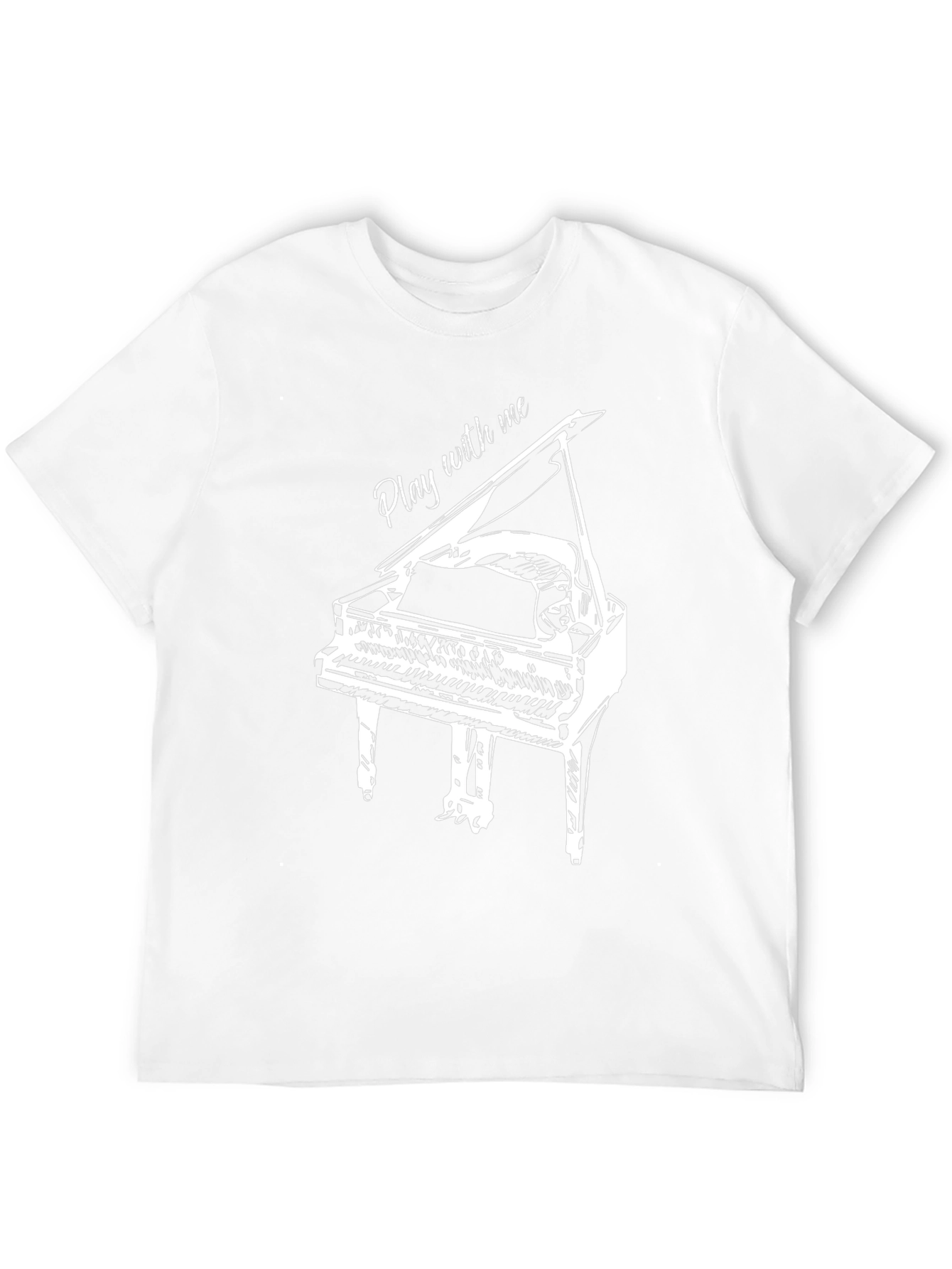 Piano Graphic Tee - Play With Me Design