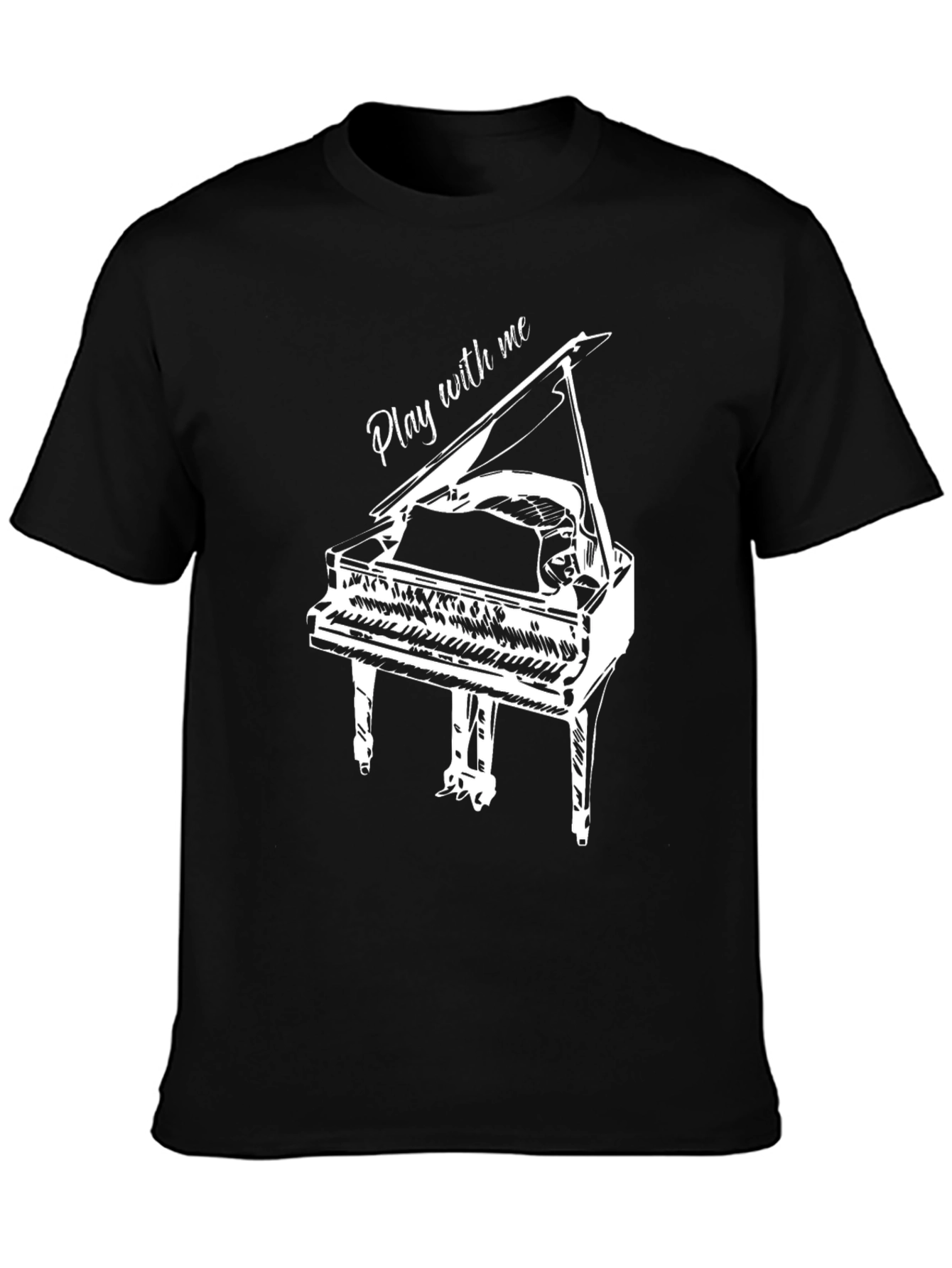 Piano Graphic Tee - Play With Me Design