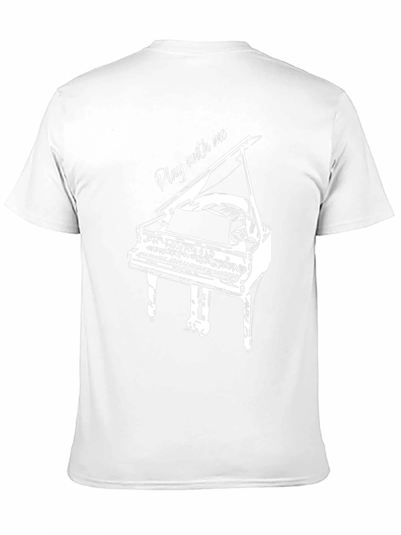 Piano Graphic Tee - Play With Me Design