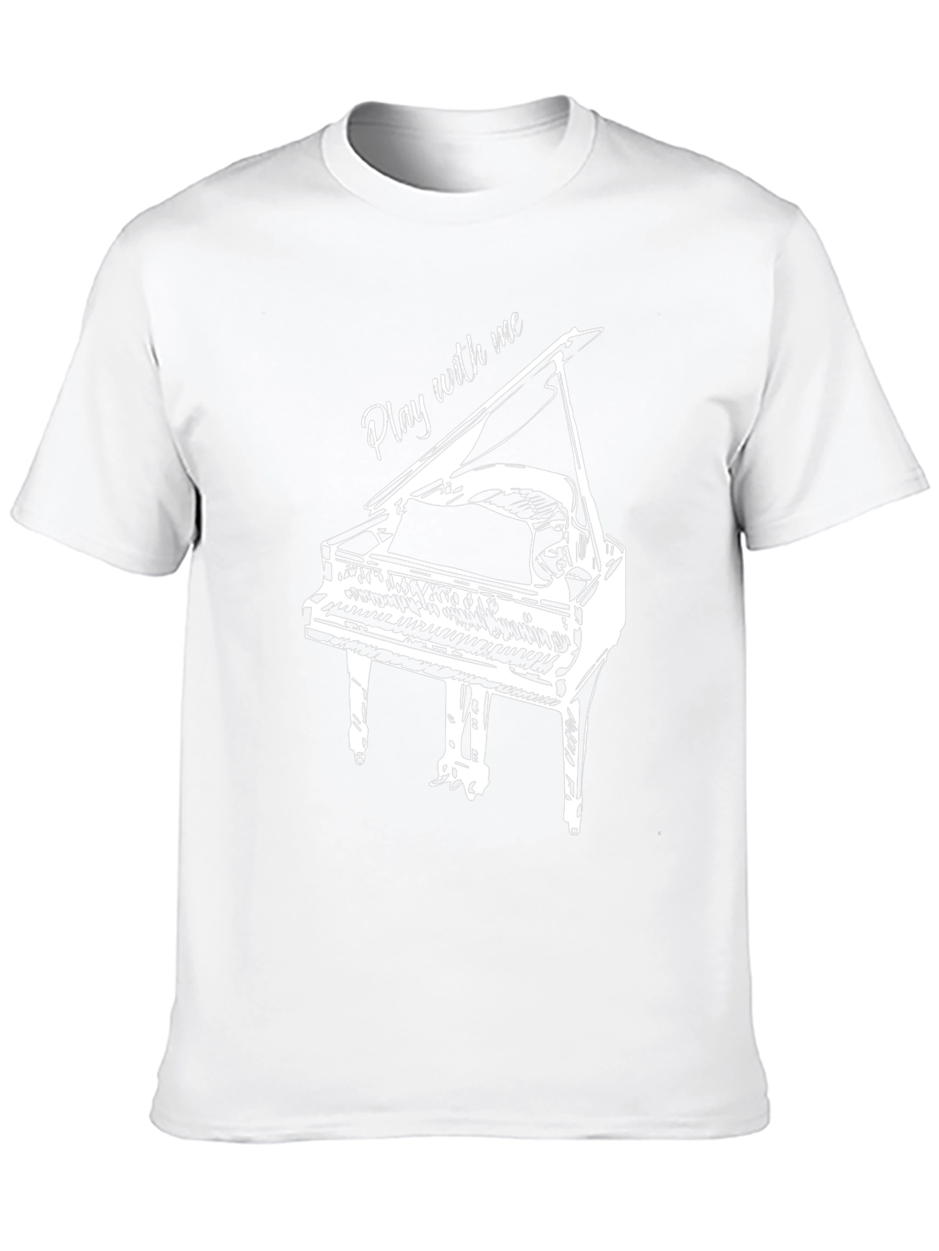 Piano Graphic Tee - Play With Me Design