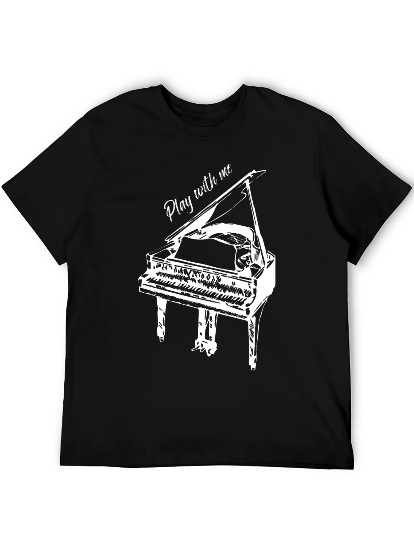 Piano Graphic Tee - Play With Me Design