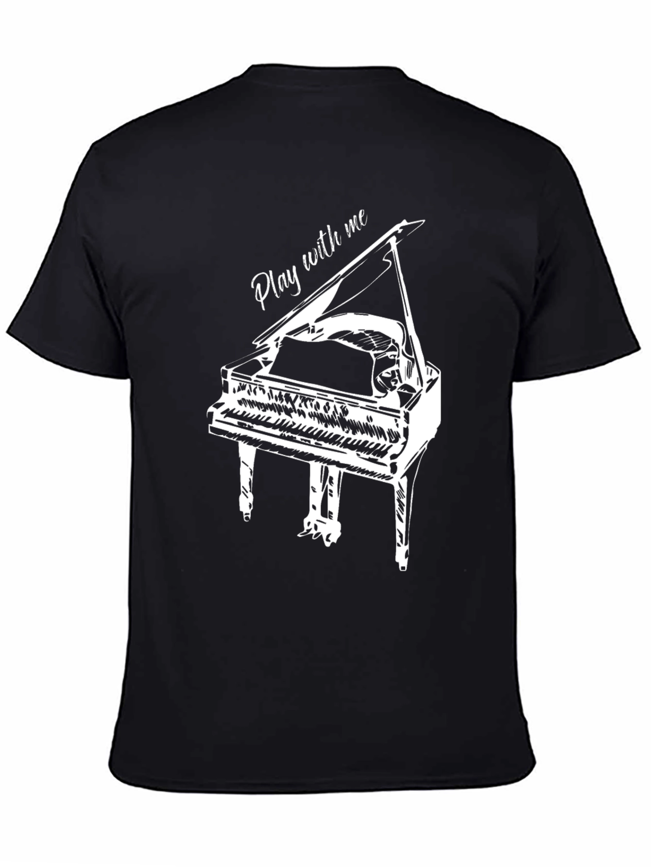 Piano Graphic Tee - Play With Me Design