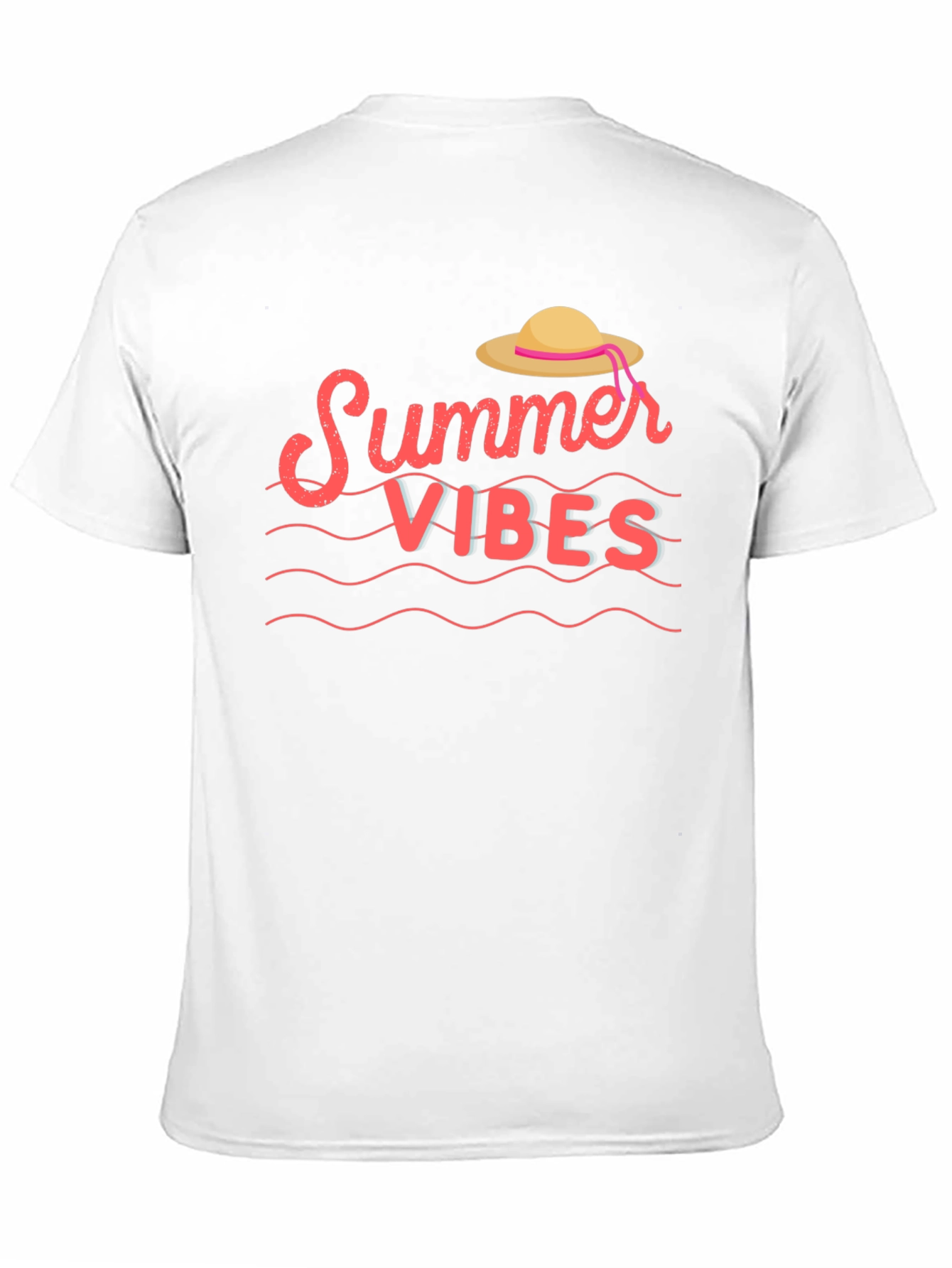 Summer Vibes Graphic T-Shirt - Black