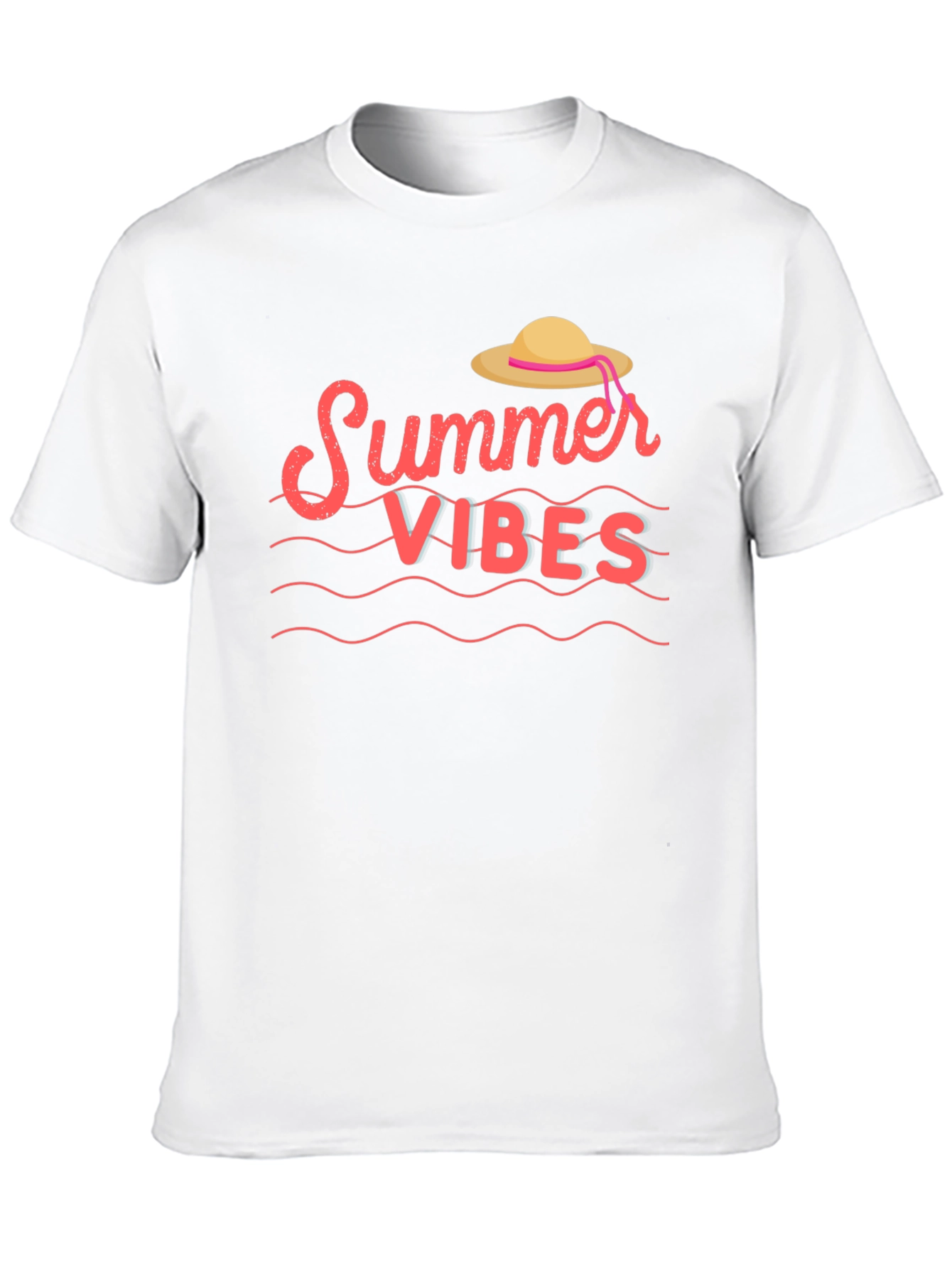 Summer Vibes Graphic T-Shirt - Black
