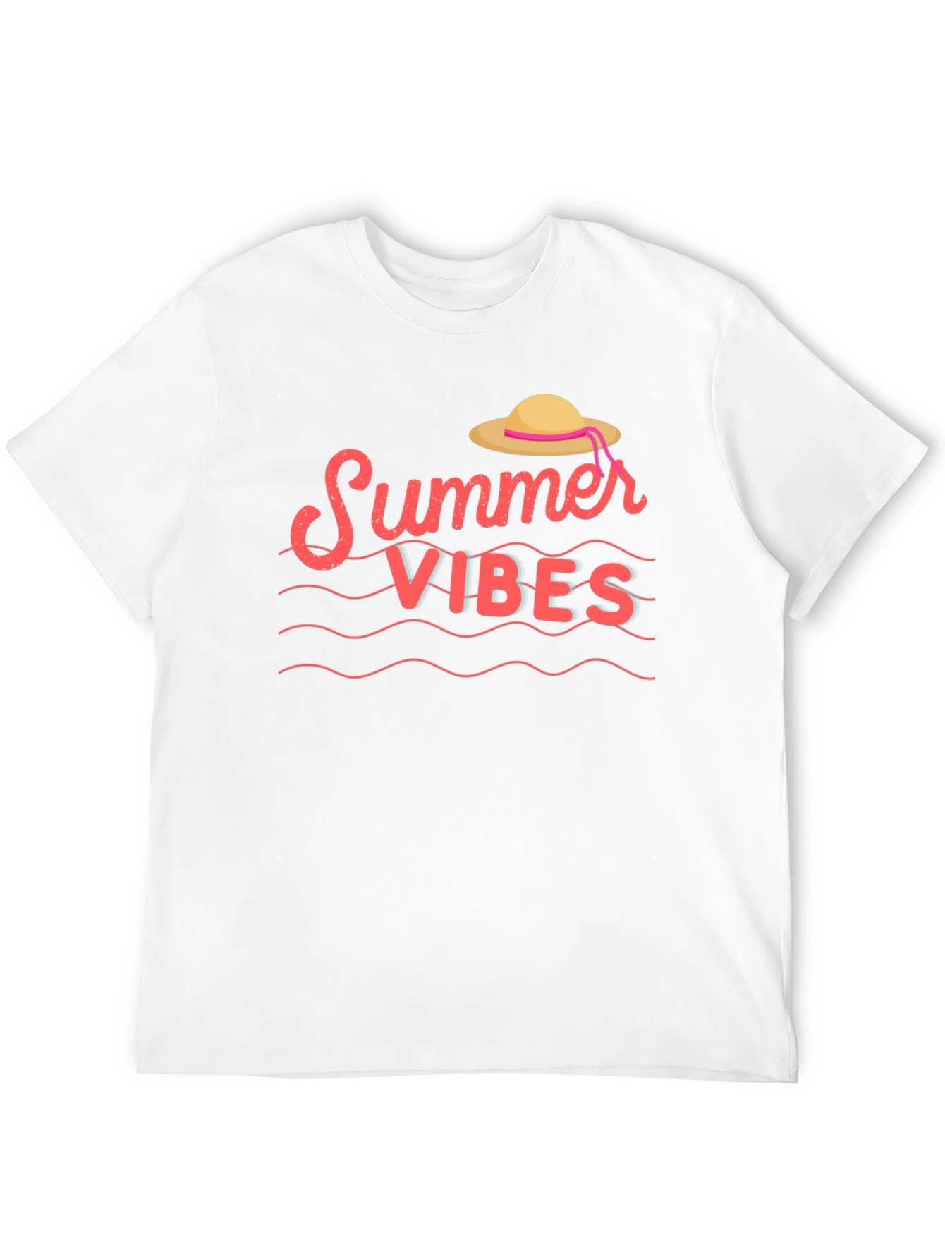 Summer Vibes Graphic T-Shirt - Black